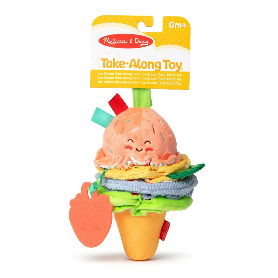 Melissa & Doug Ice Cream Take-Along babyspeelgoed ijsje