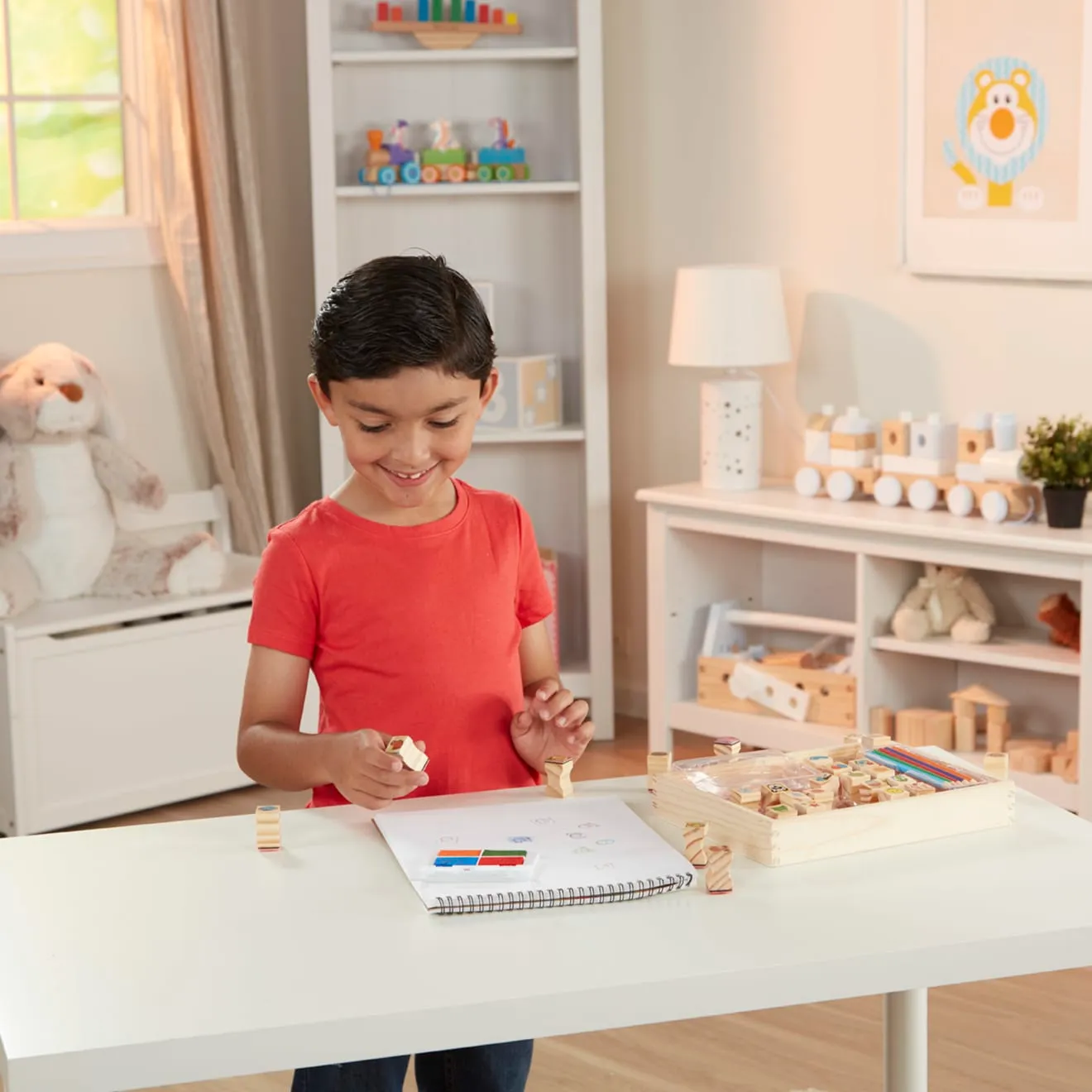 Melissa & Doug Favorite Things Stempelset houten 26 stuks