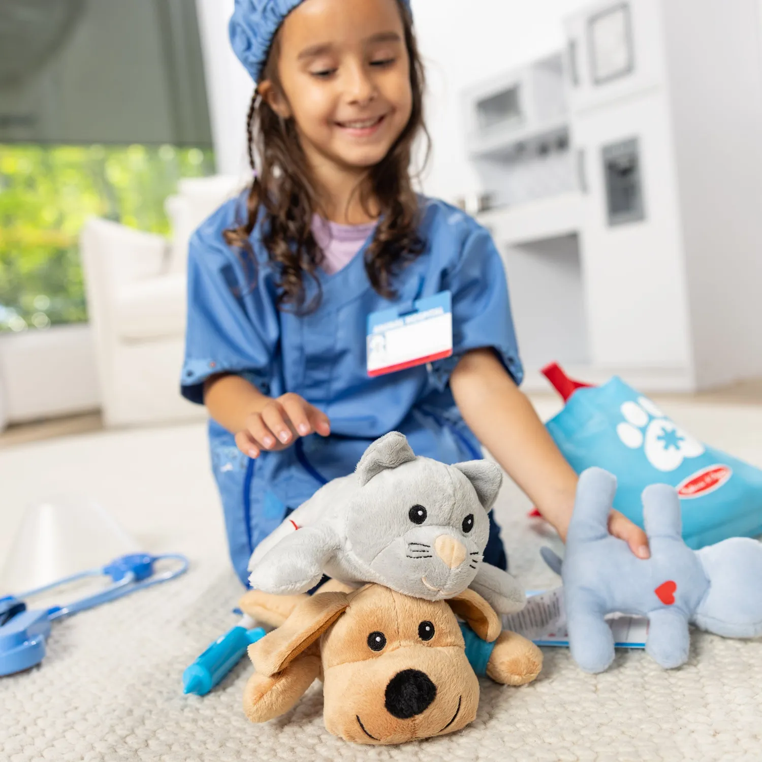 Melissa & Doug Pet Vet dierenartsset verkleden 2-delig