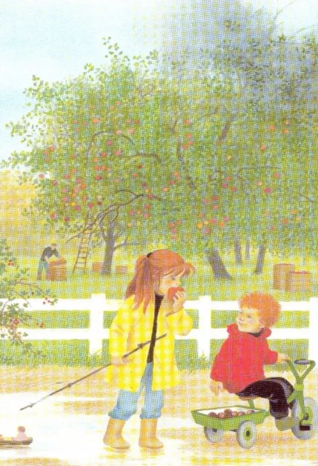 Ginger Fairy Gerda Muller Herbst kaart 10x15 herfst