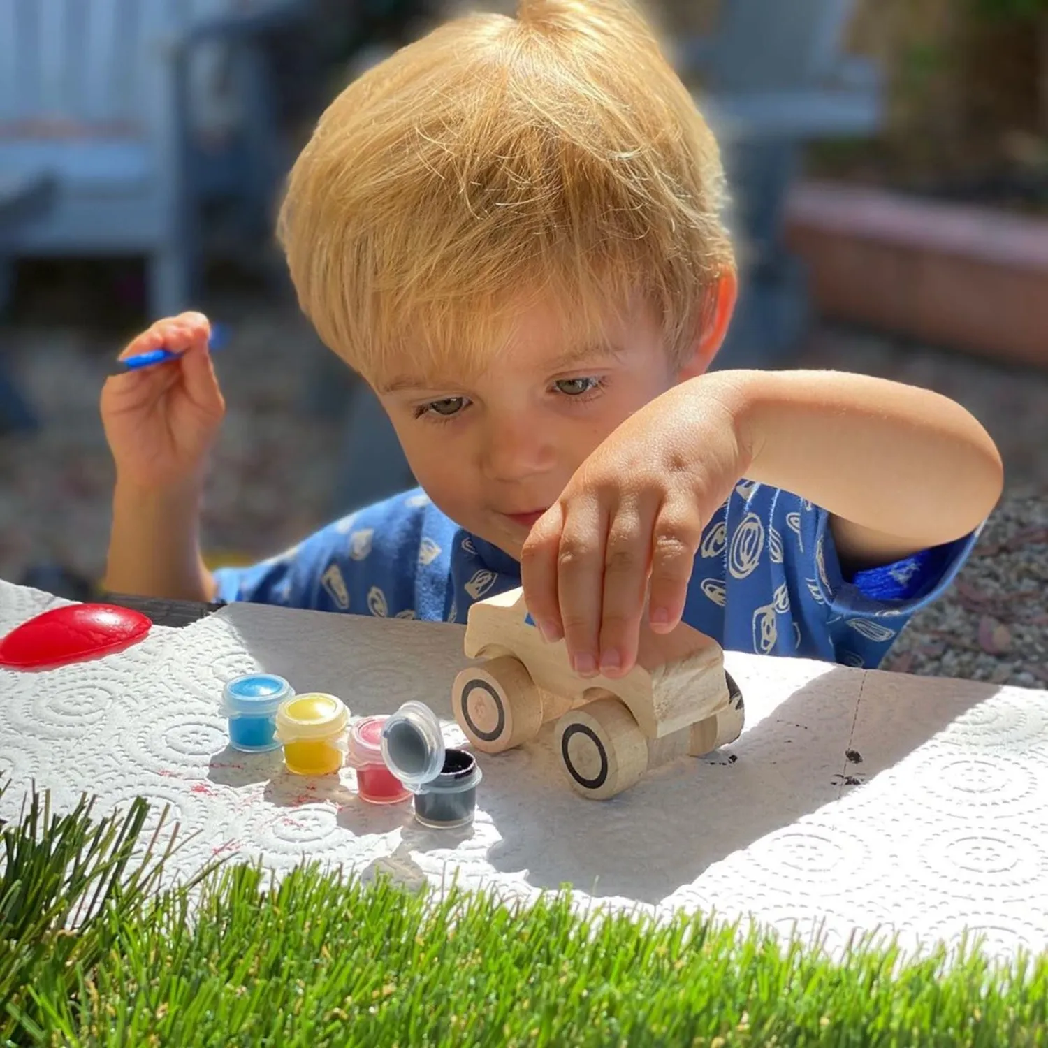 Melissa & Doug Created by Me knutselset voertuigen 2-pack