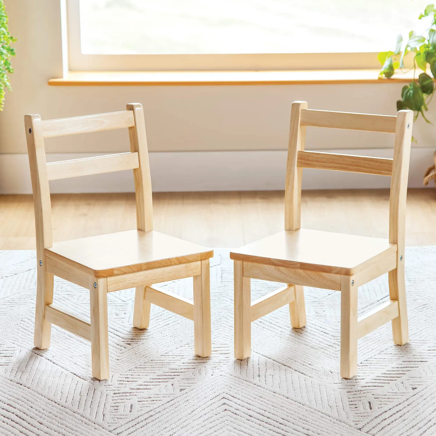 Guidecraft EdQ kinderstoel hout 25cm set van 2