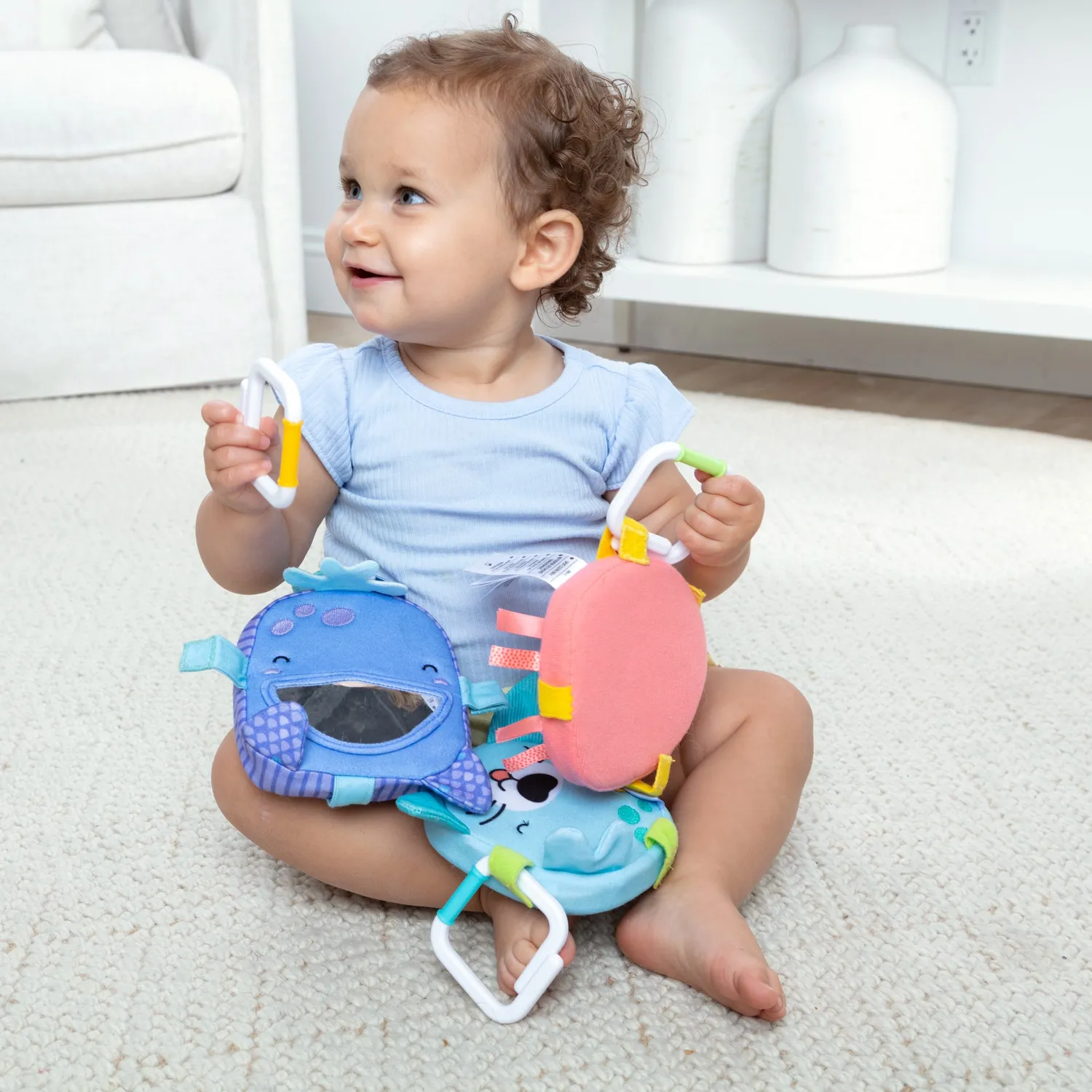 Melissa & Doug Ocean Waves Bounce babyspeelgoed 3 stuks