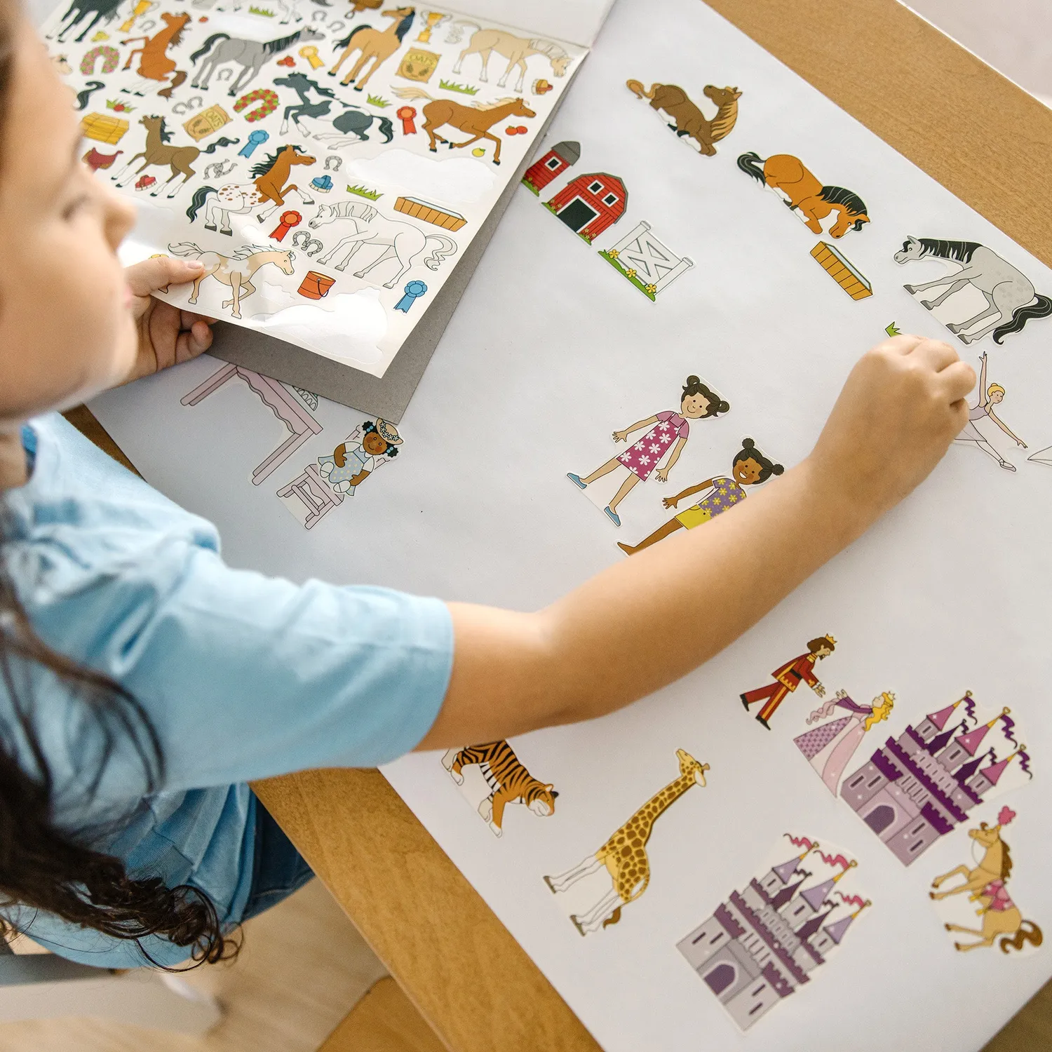 Melissa & Doug Princess Fairy kleur- en stickerblokken