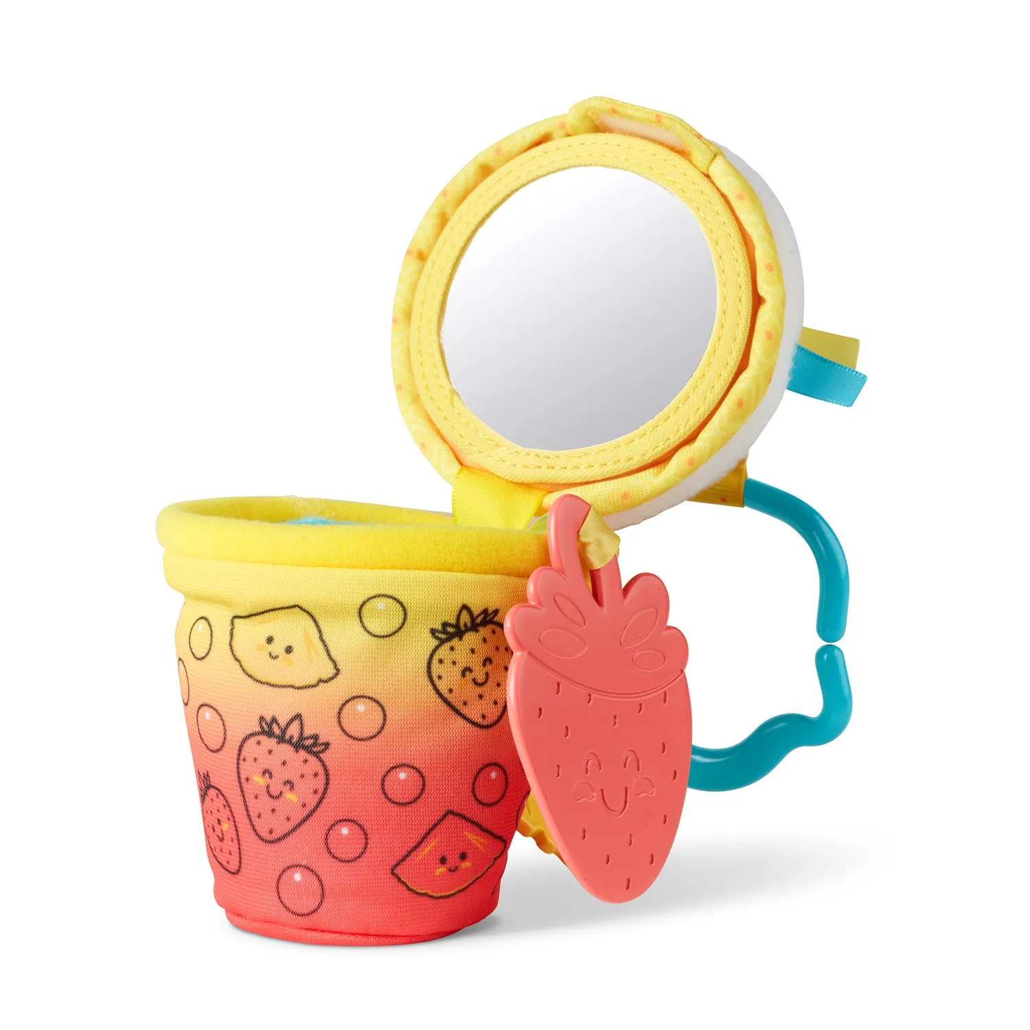 Melissa & Doug Bubble Tea babyspeeltje met clip en spiegel