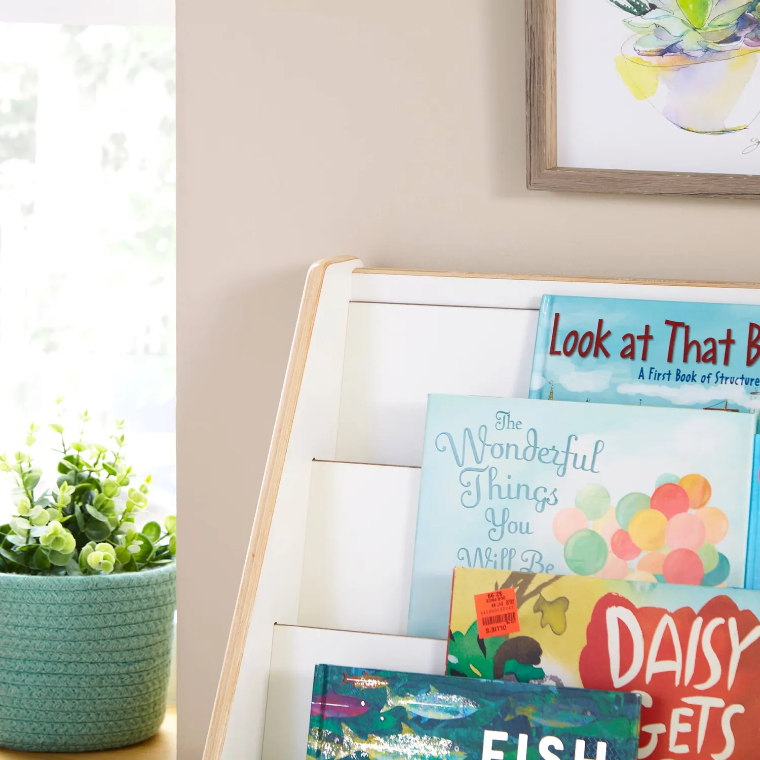 Guidecraft EdQ Book Display boekenkast wit