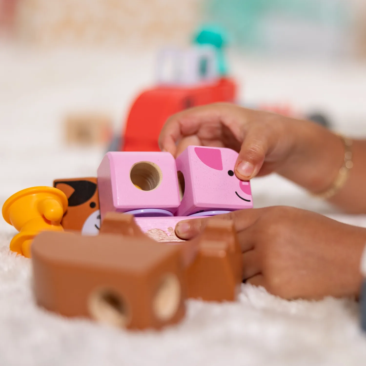 Melissa & Doug Blockables boerderij bouwblokken 2-pack bundel