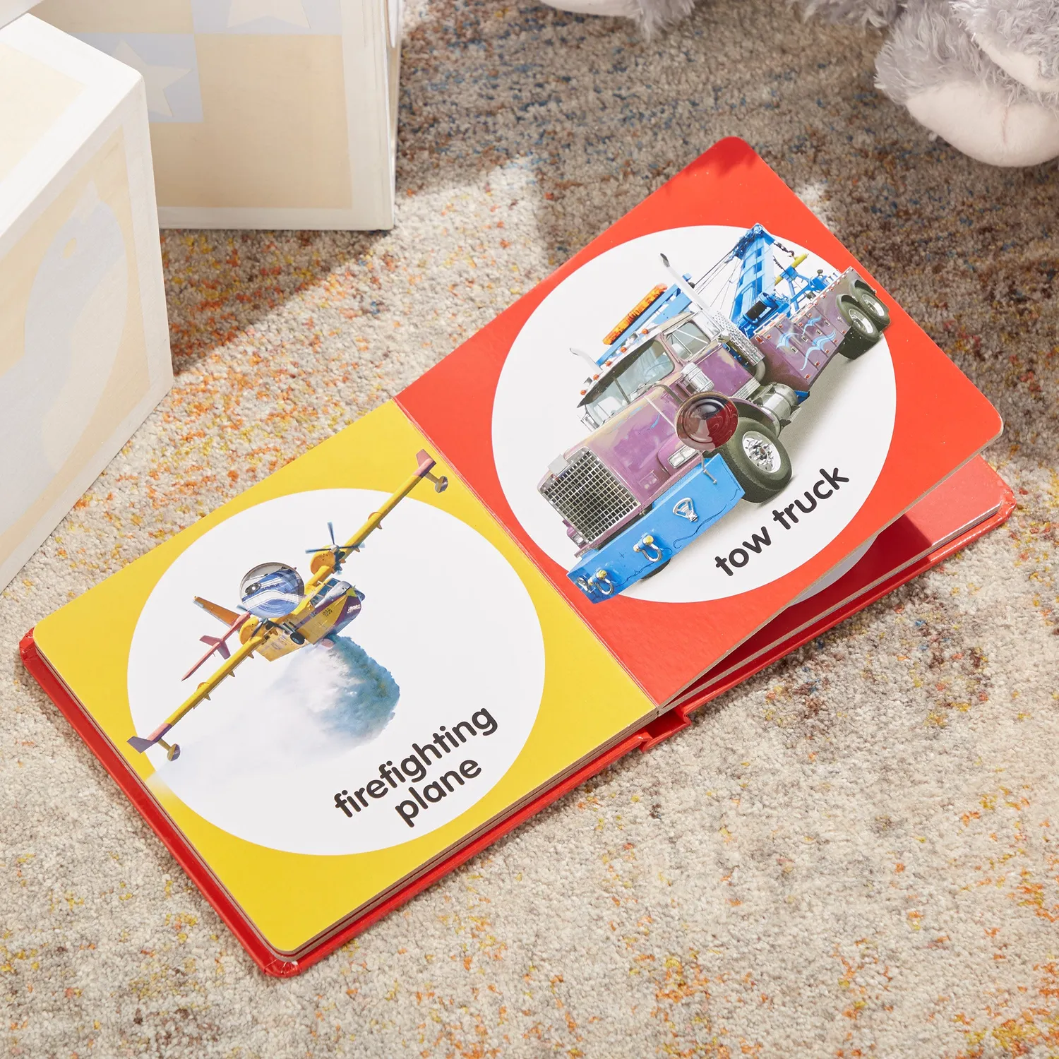 Melissa & Doug Poke-a-Dot kartonboek noodvoertuigen 10 pagina's