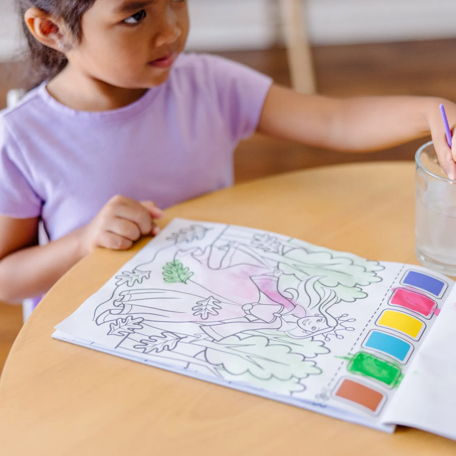 Melissa & Doug Paint With Water Princess verfboek