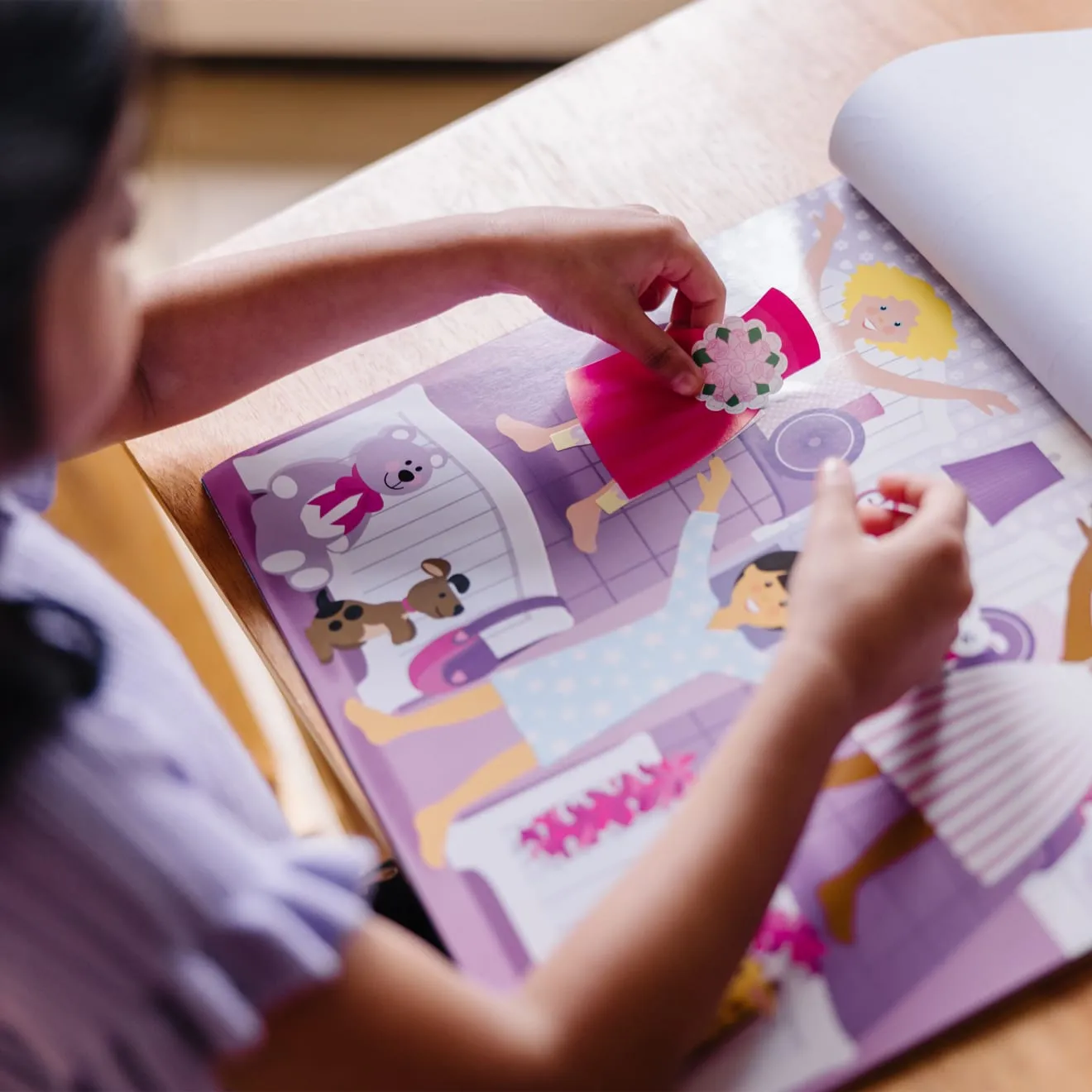 Melissa & Doug Dress-Up herbruikbaar stickerboek 165+ stuks