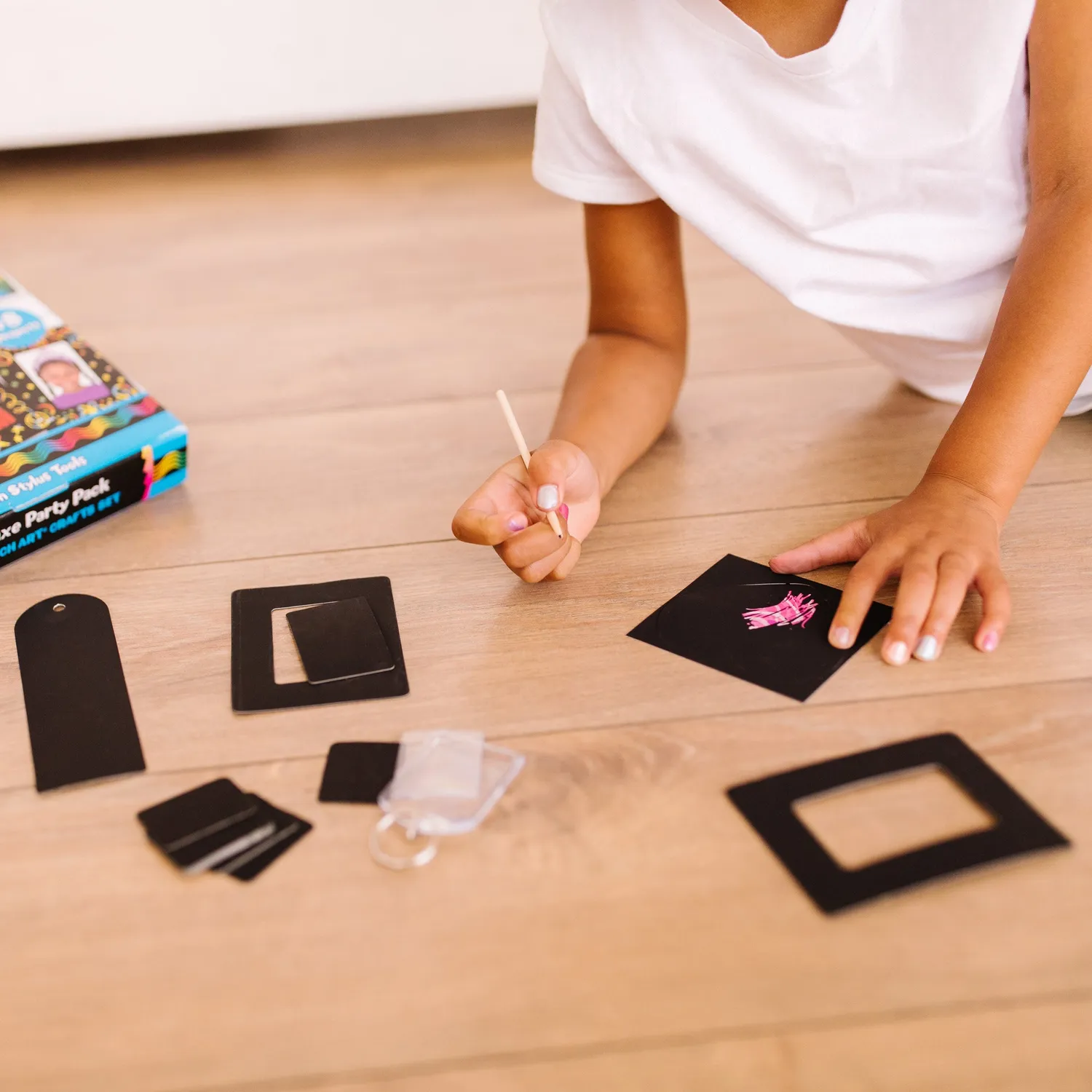 Melissa & Doug Scratch Art Deluxe Party Pack knutselset