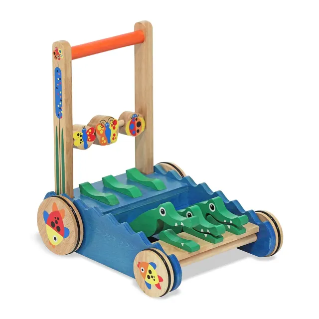 Melissa & Doug Chomp & Clack Alligator duwspeelgoed