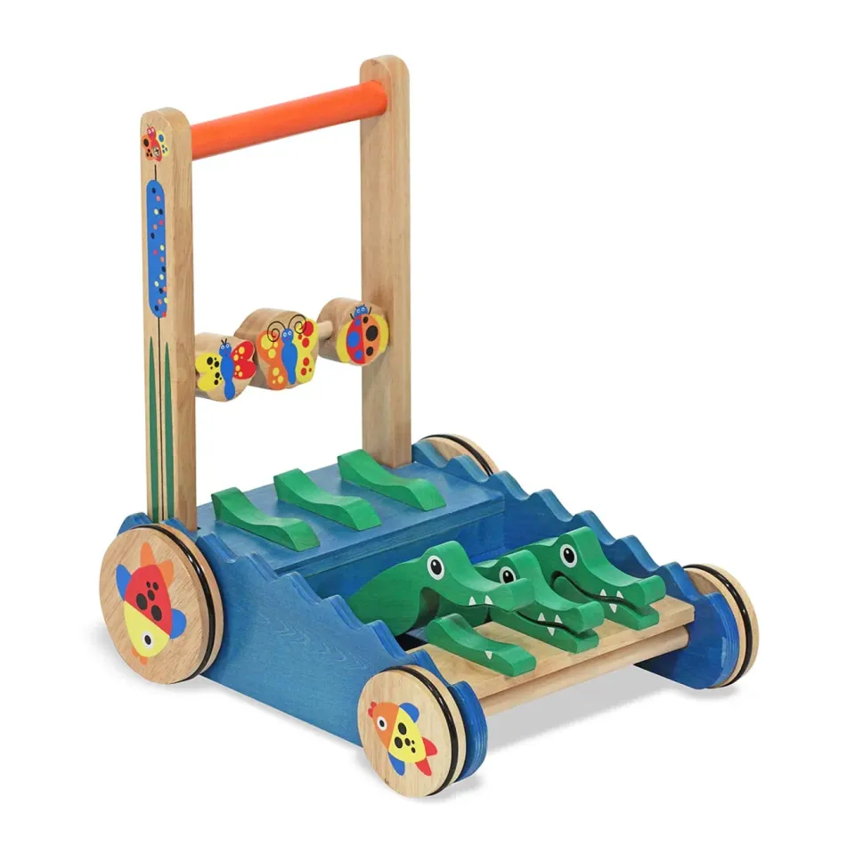 Melissa & Doug Chomp & Clack Alligator duwspeelgoed