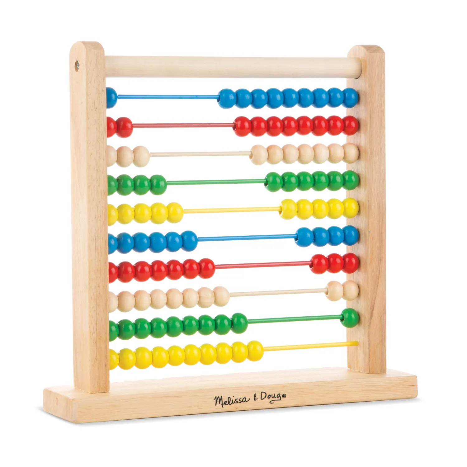 Melissa & Doug Houten Abacus telraam 100 kralen