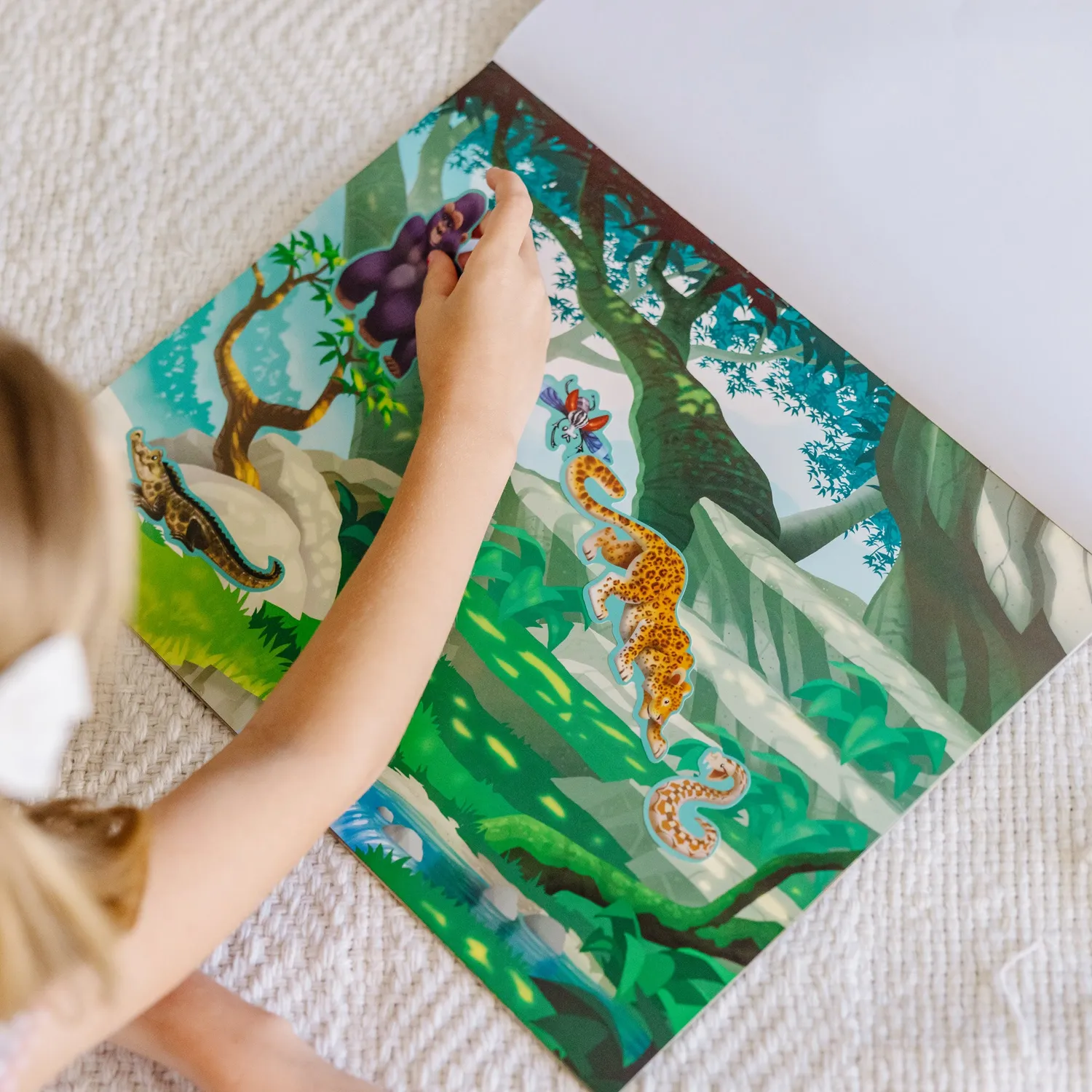 Melissa & Doug Jungle Herbruikbaar Stickerboek Savanne