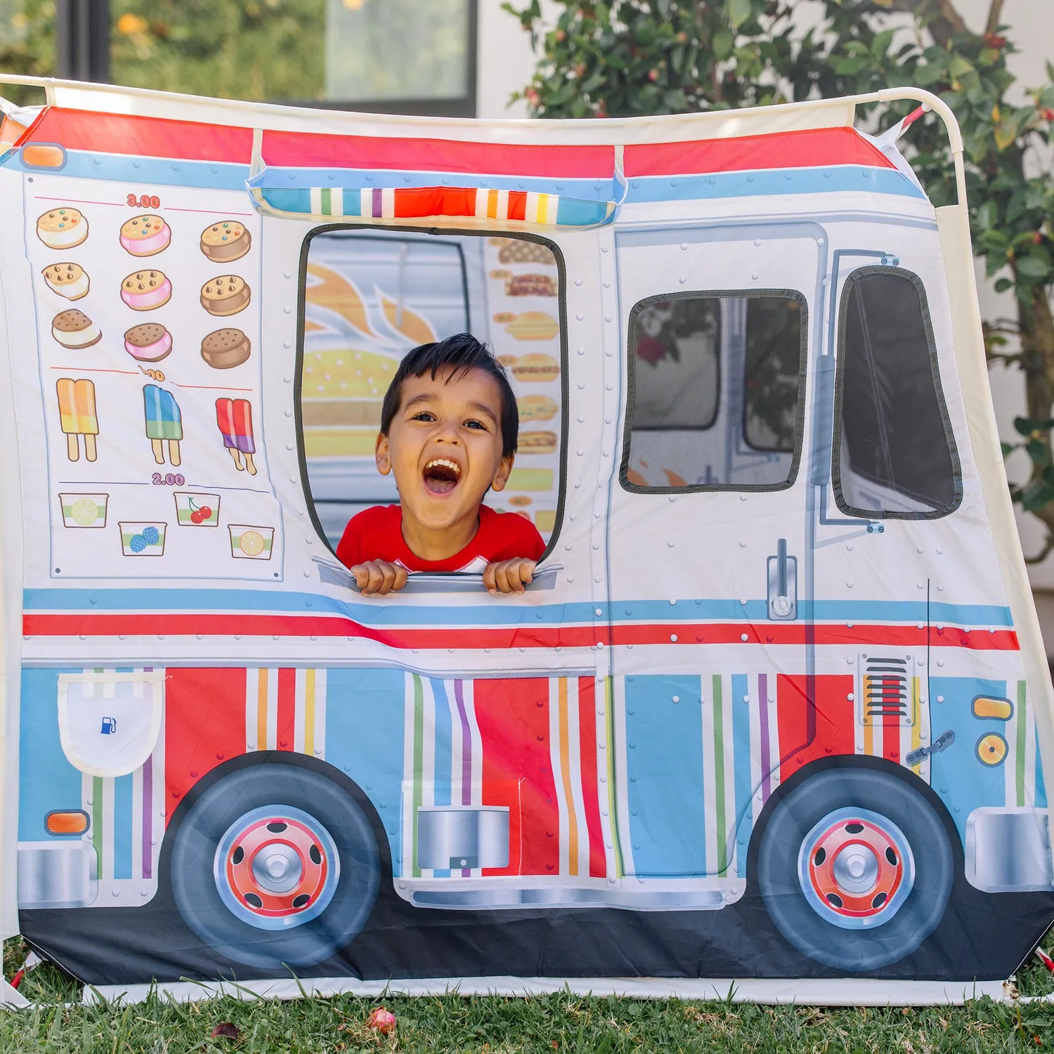 Melissa & Doug Food Truck speeltent 2-in-1 groot