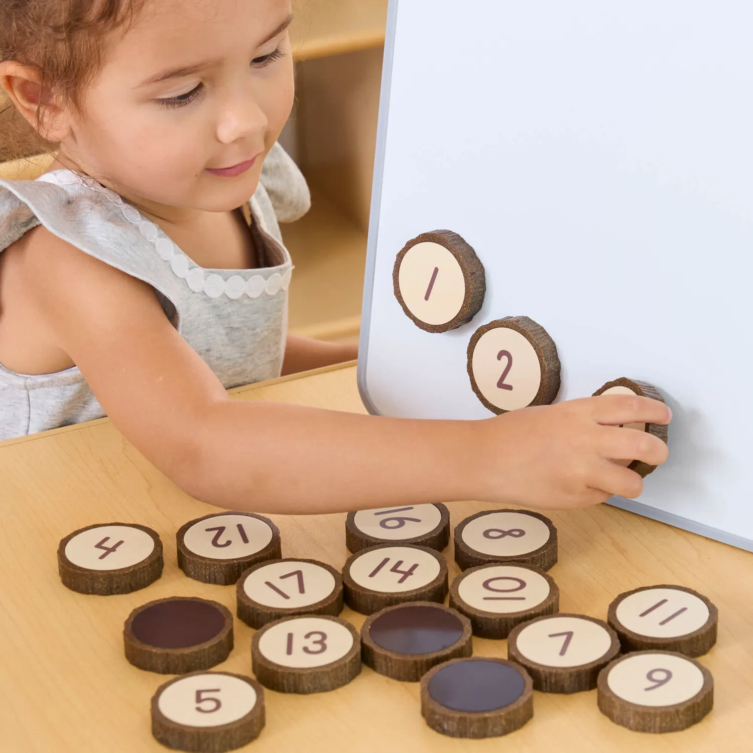 Guidecraft Magnetic Wood Cookie Counters reken speelgoed 0-20