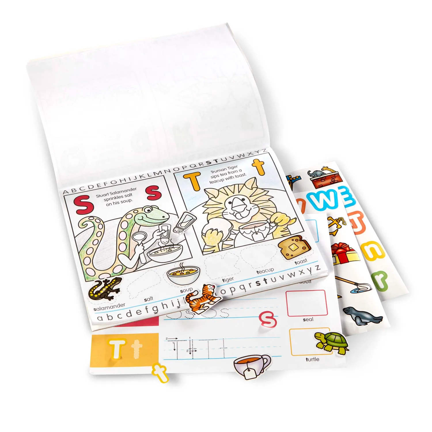 Melissa & Doug Alphabet Stickerboek Letters 250+ Stickers