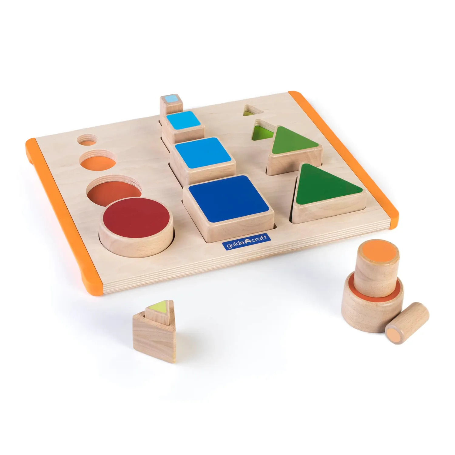 Guidecraft Nest and Stack Shapes vormenpuzzel hout 2+