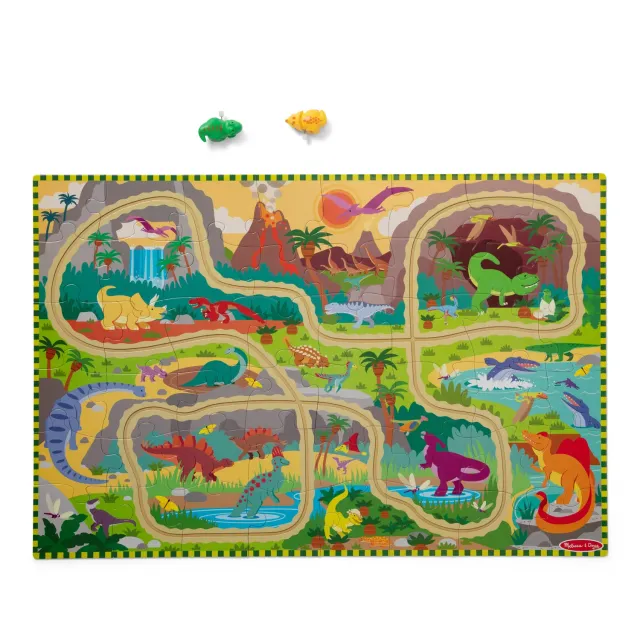 Melissa & Doug Dinosaur Adventure vloerpuzzel 48 stukjes