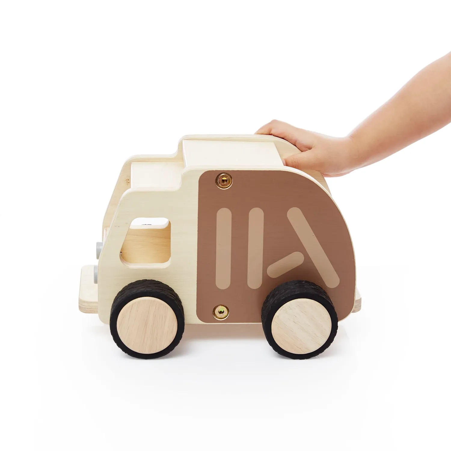 Guidecraft Wooden Garbage Truck houten vuilniswagen