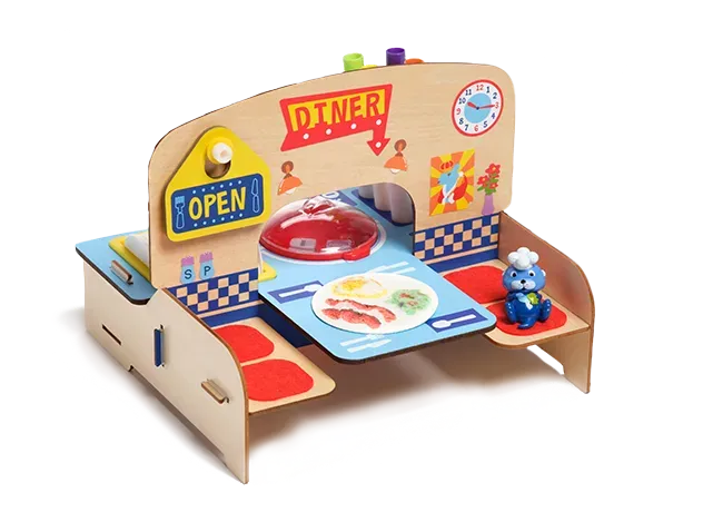 Mark Rober Chef's Diner creatief bouwpakket
