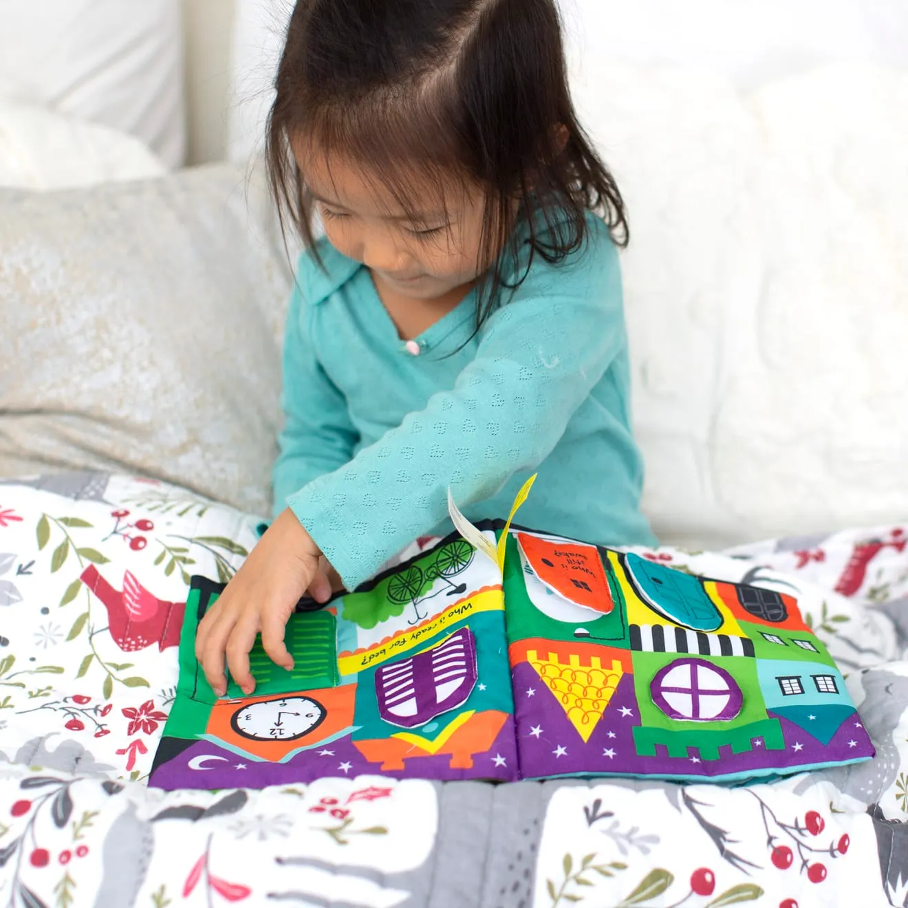 Melissa & Doug K's Kids Peekaboo stoffen boek jungle 0-12 mnd