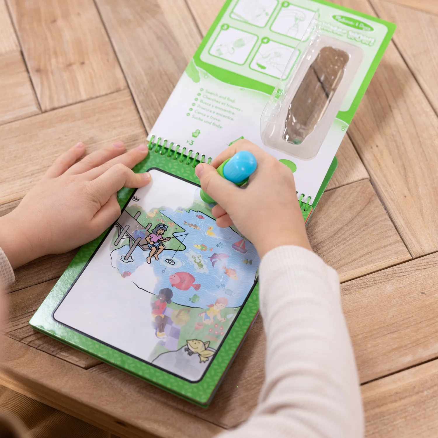 Melissa & Doug Water WOW! Seasons watertinten kleurboek herbruikbaar