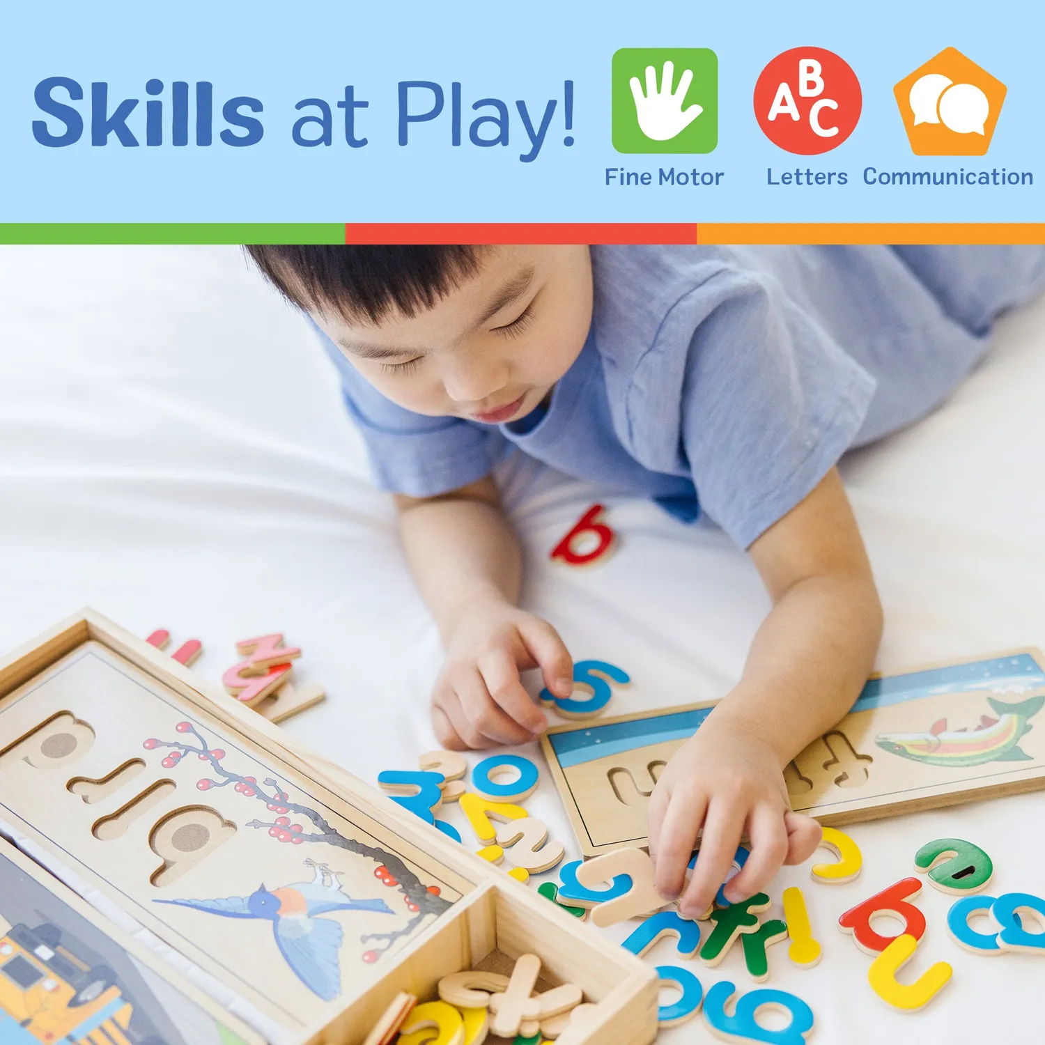 Melissa & Doug Early Learning puzzelset 3 houten puzzels