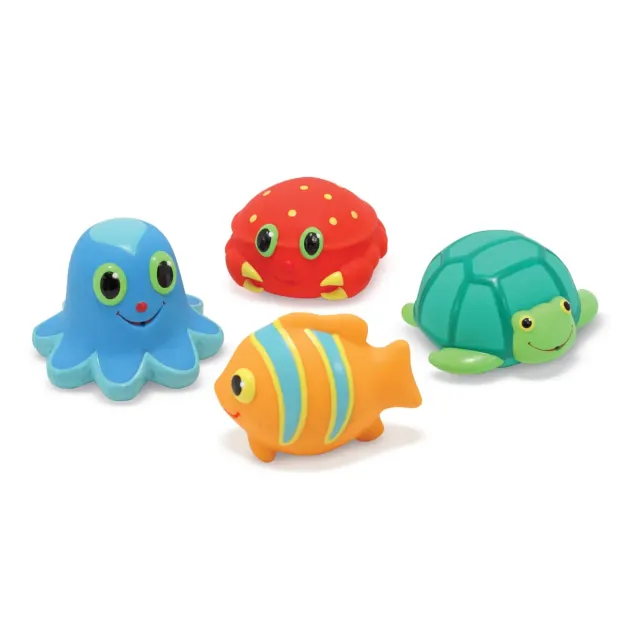 Melissa & Doug Seaside Sidekicks spuitdiertjes water 4 stuks