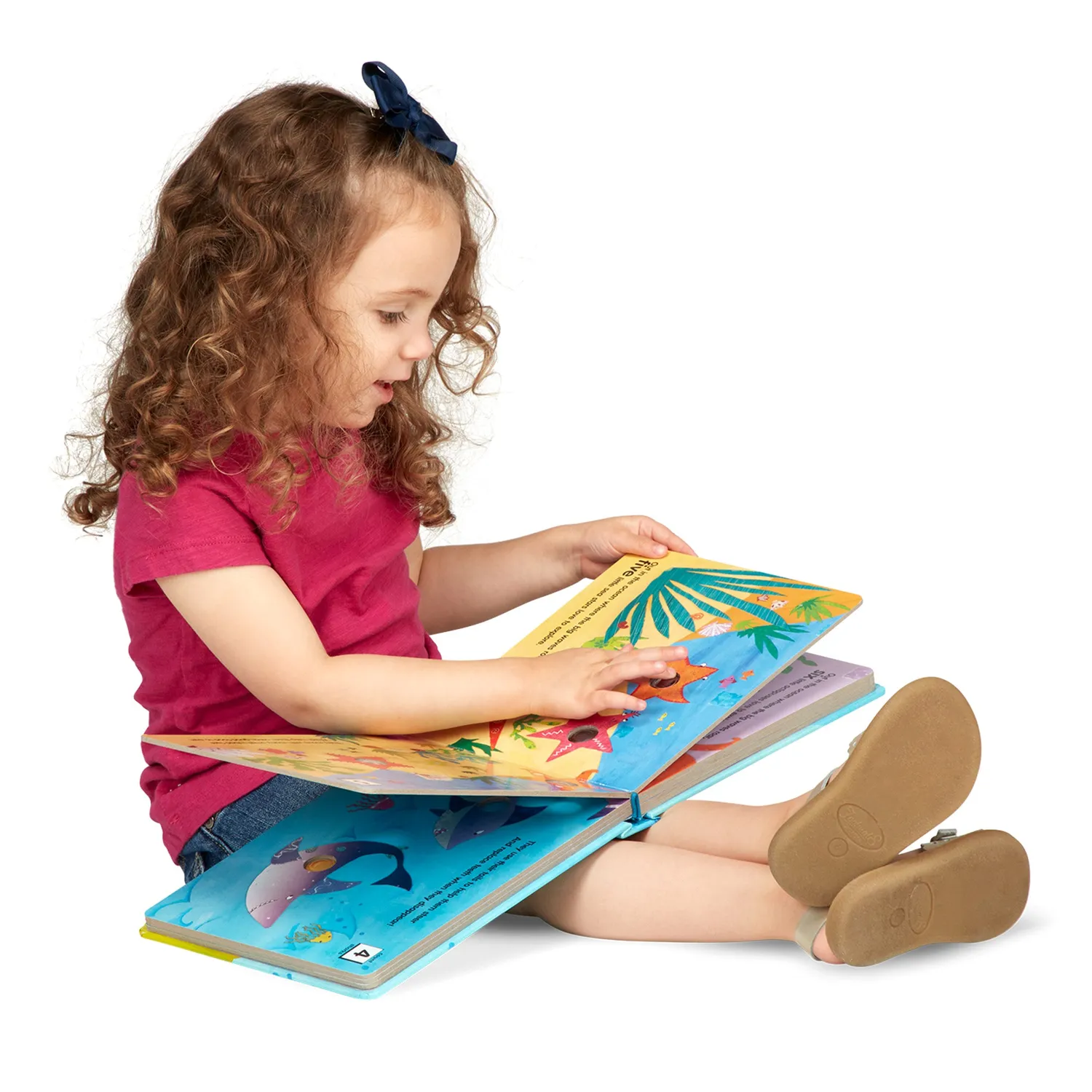 Melissa & Doug Poke-a-Dot Who's in the Ocean kartonboek met popdots