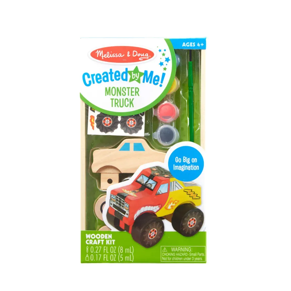 Melissa & Doug Created by Me Monster Truck knutselset hout