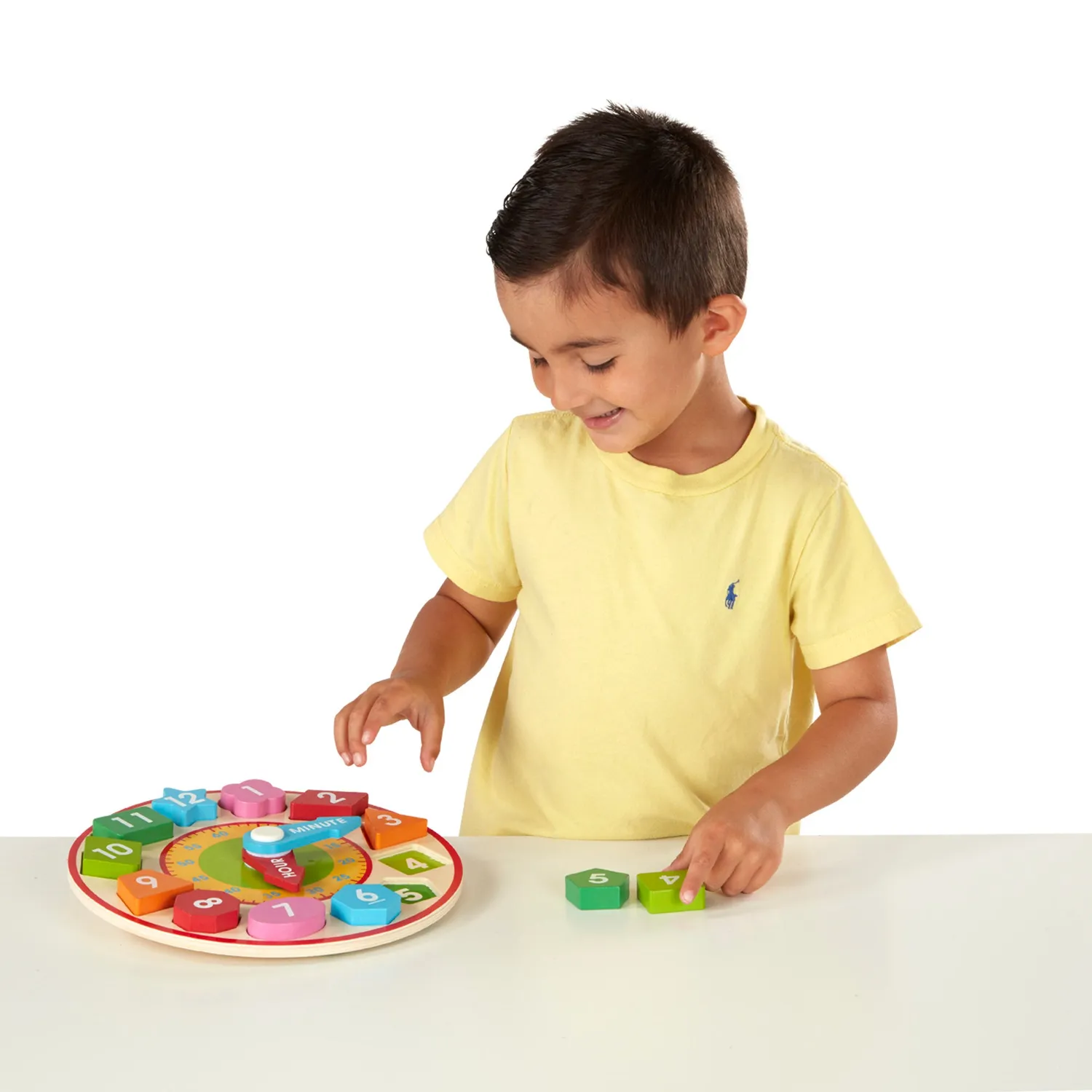 Melissa & Doug Shape Sorting Clock vormenklok hout