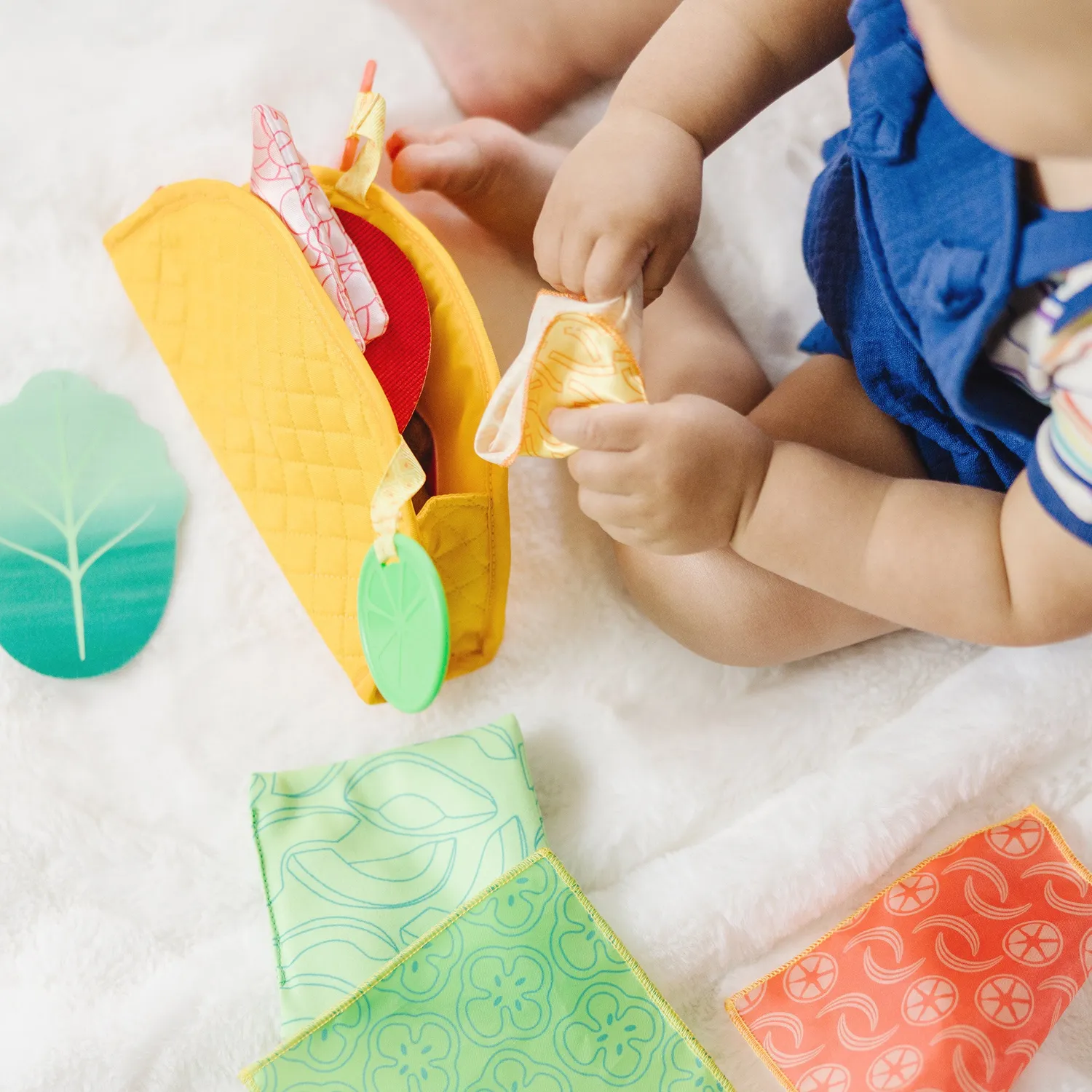 Melissa & Doug Soft Taco babyspeelgoed stof vulling 6 maanden