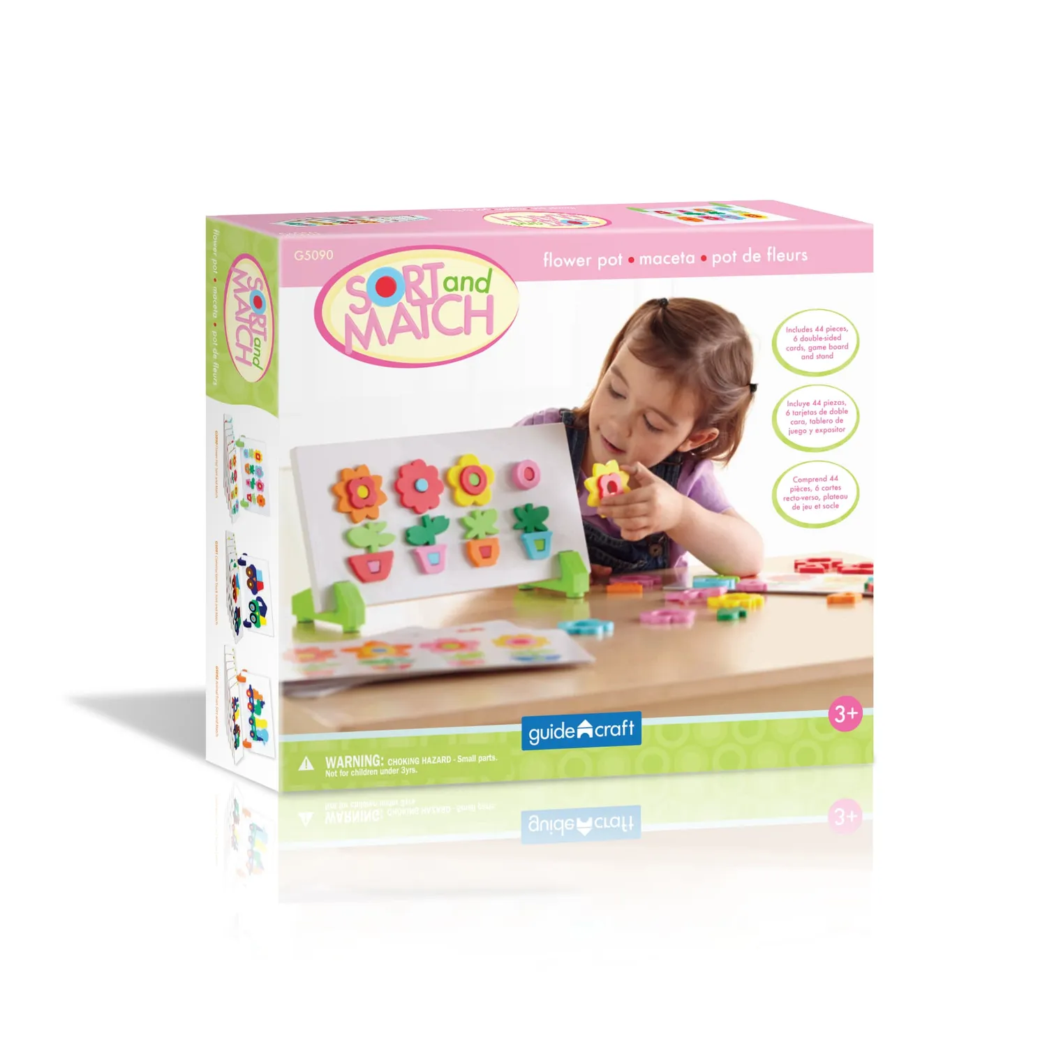 Guidecraft Flower Pot sorteerspel magneet 3+ jaar