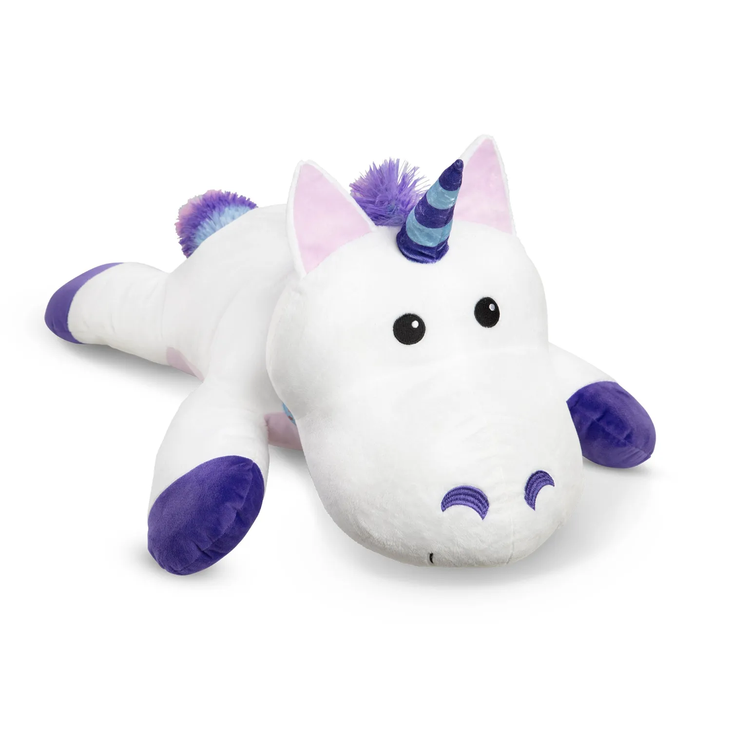 Melissa & Doug Cuddle Unicorn Jumbo knuffel wit 70 cm
