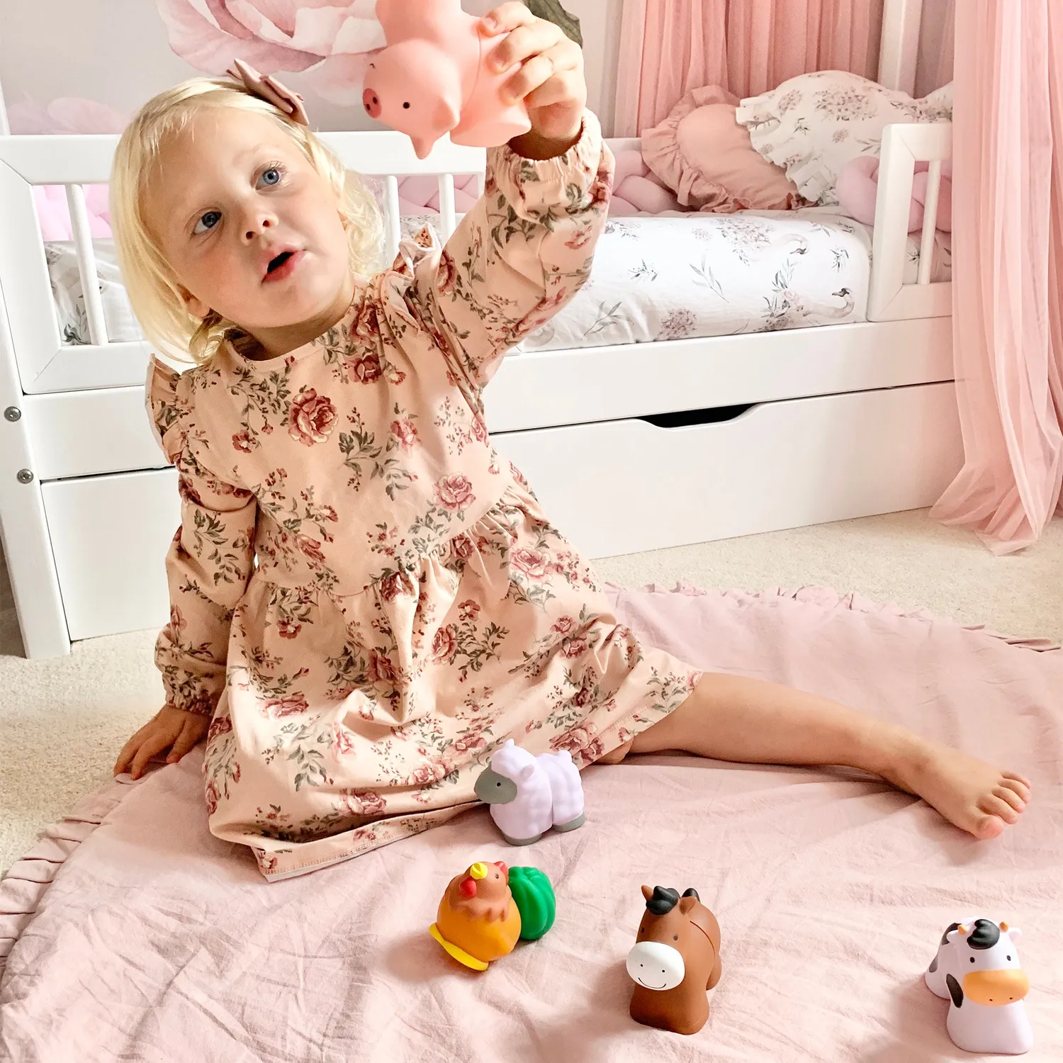 Melissa & Doug Pop Blocks Farm Animals speelset 10-delig