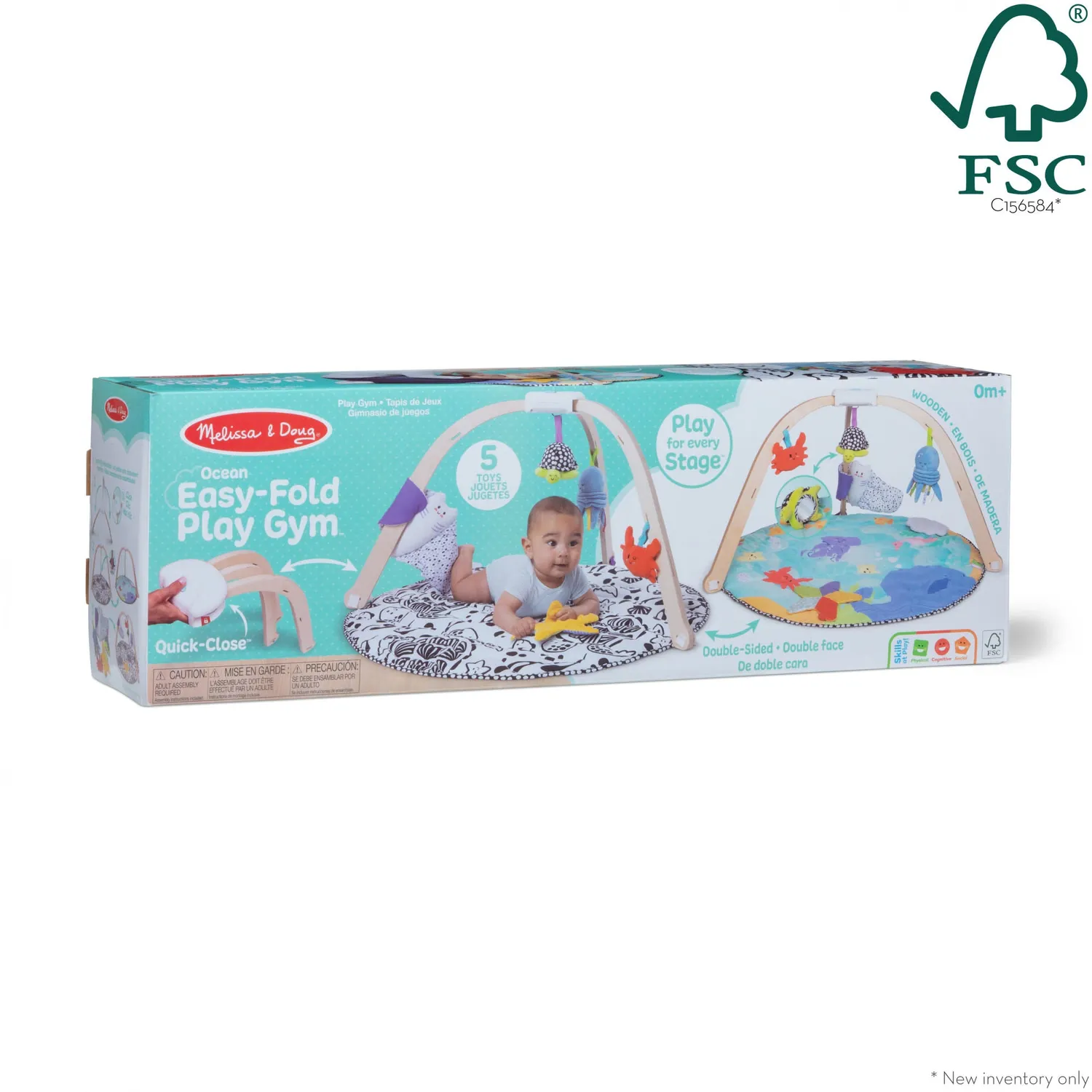 Melissa & Doug Ocean Easy-Fold babygym speelkleed