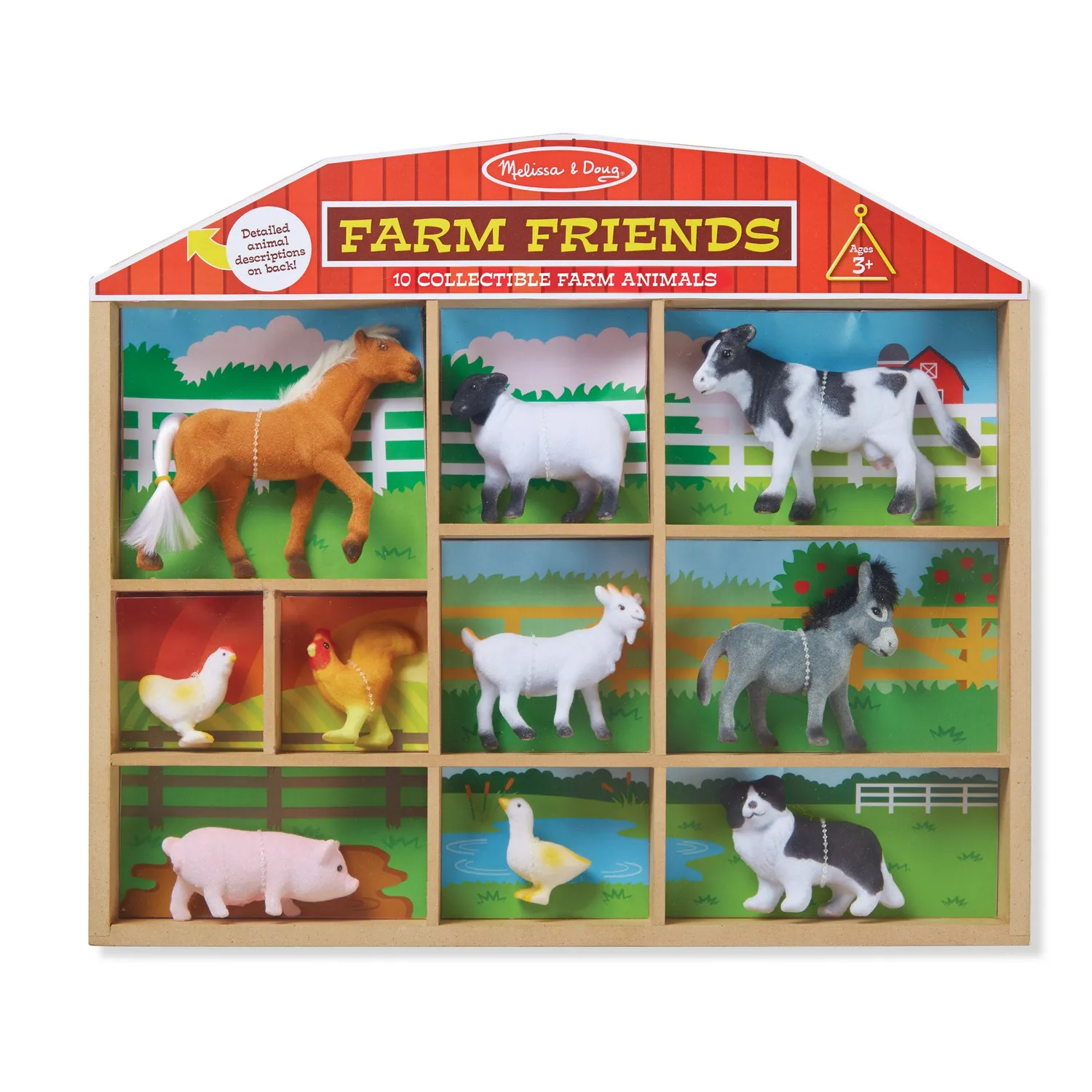 Melissa & Doug Farm Friends boerderijdieren 10 stuks