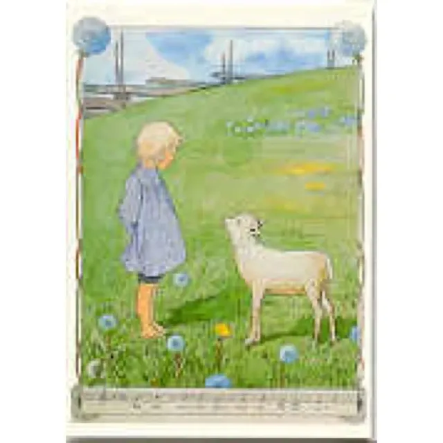 Ginger Fairy Elsa Beskow Bå Bå vita lamm kaart 10,5x15
