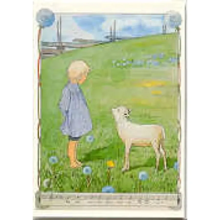 Ginger Fairy Elsa Beskow Bå Bå vita lamm kaart 10,5x15