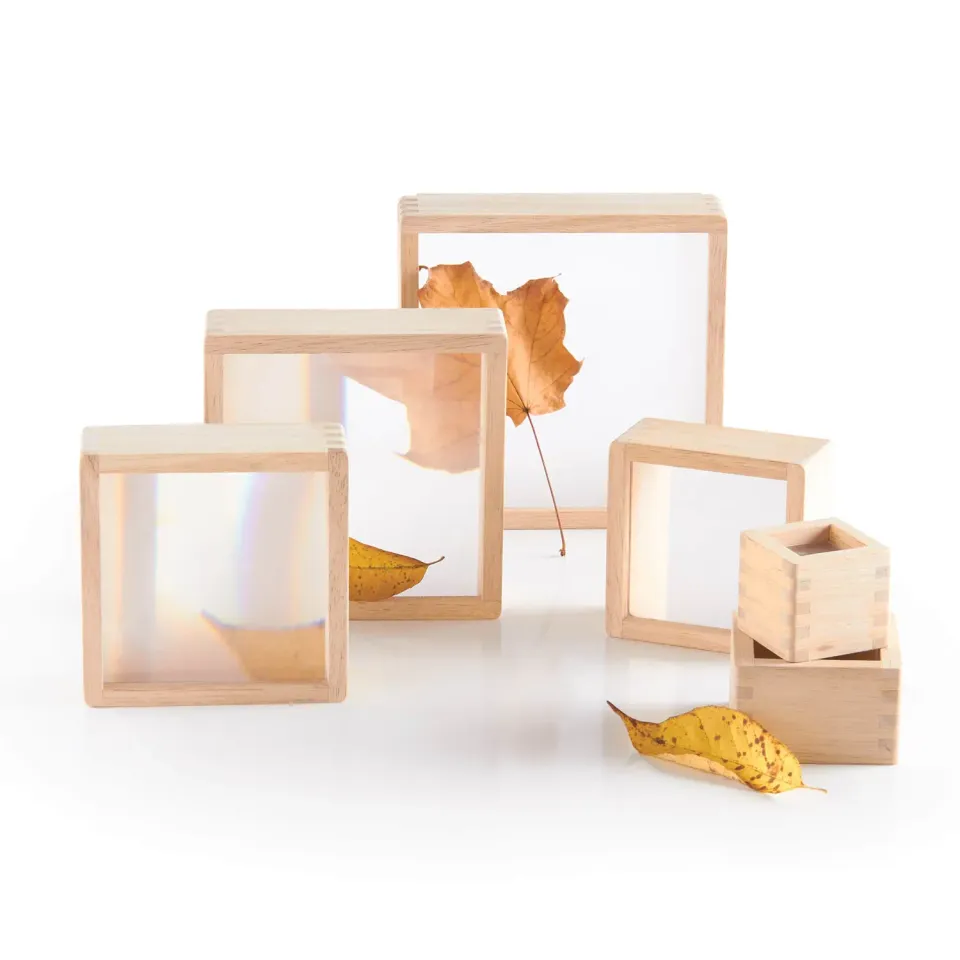 Guidecraft Magnification Blocks vergrootblokken 6 stuks hout