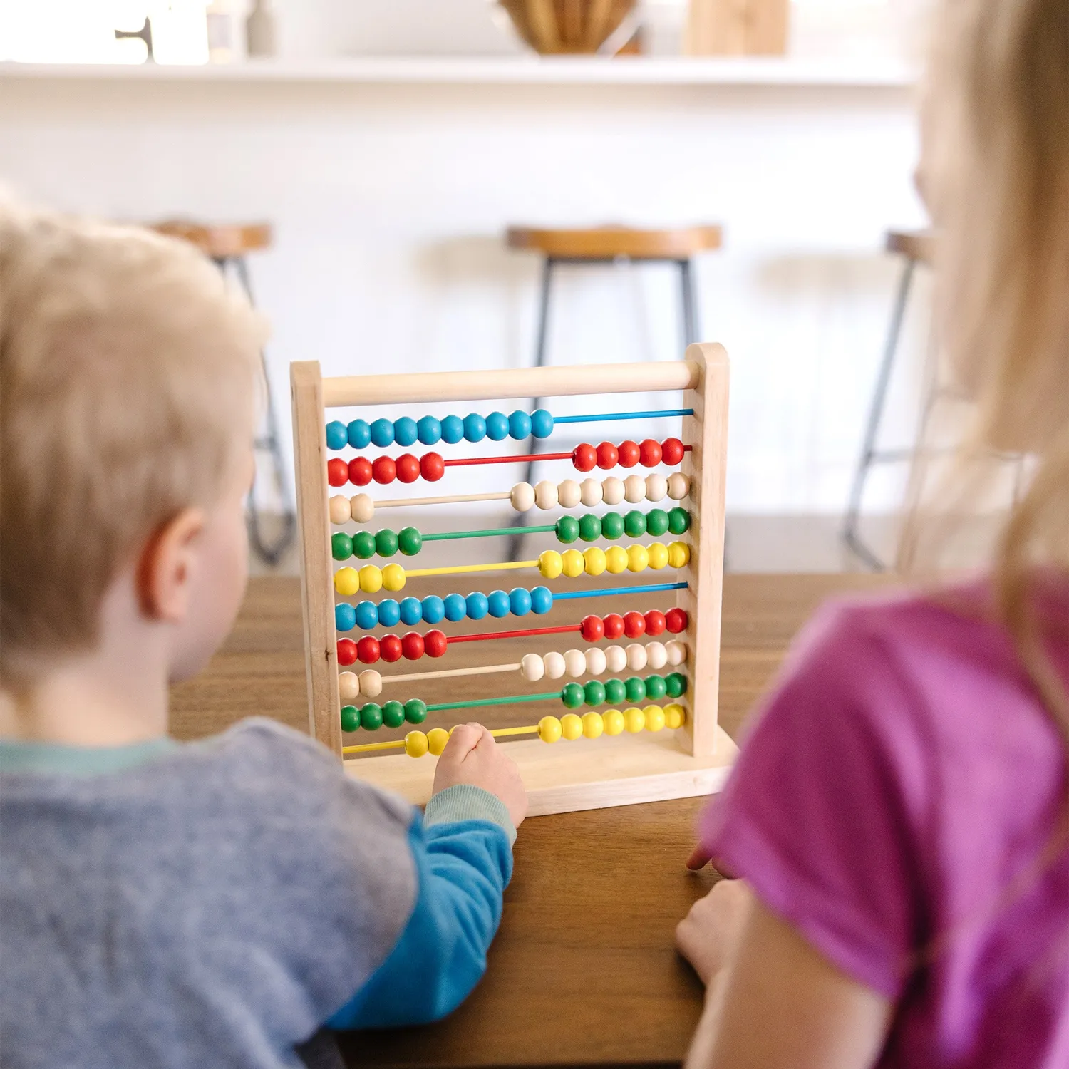 Melissa & Doug Houten Abacus telraam 100 kralen