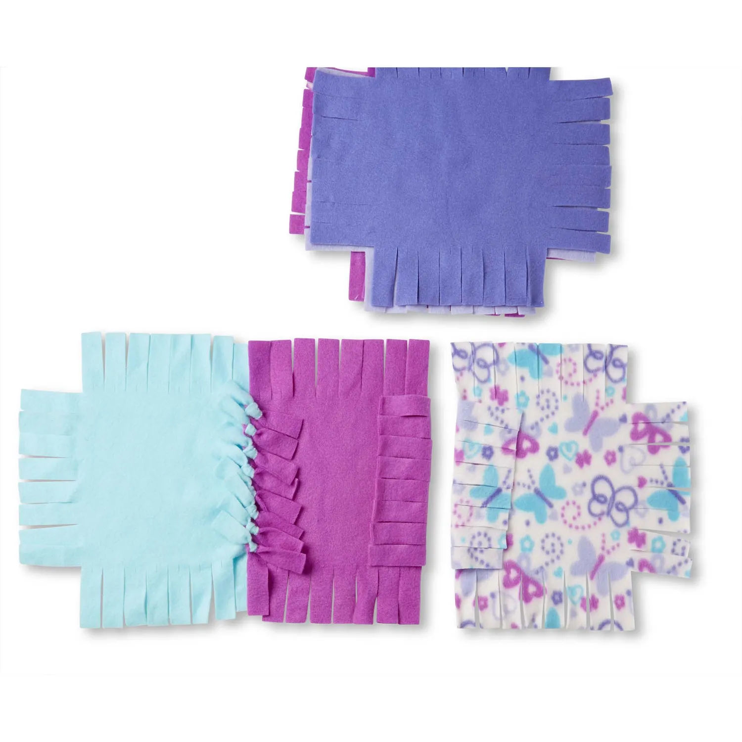 Melissa & Doug Created by Me Butterfly fleece deken knutselset