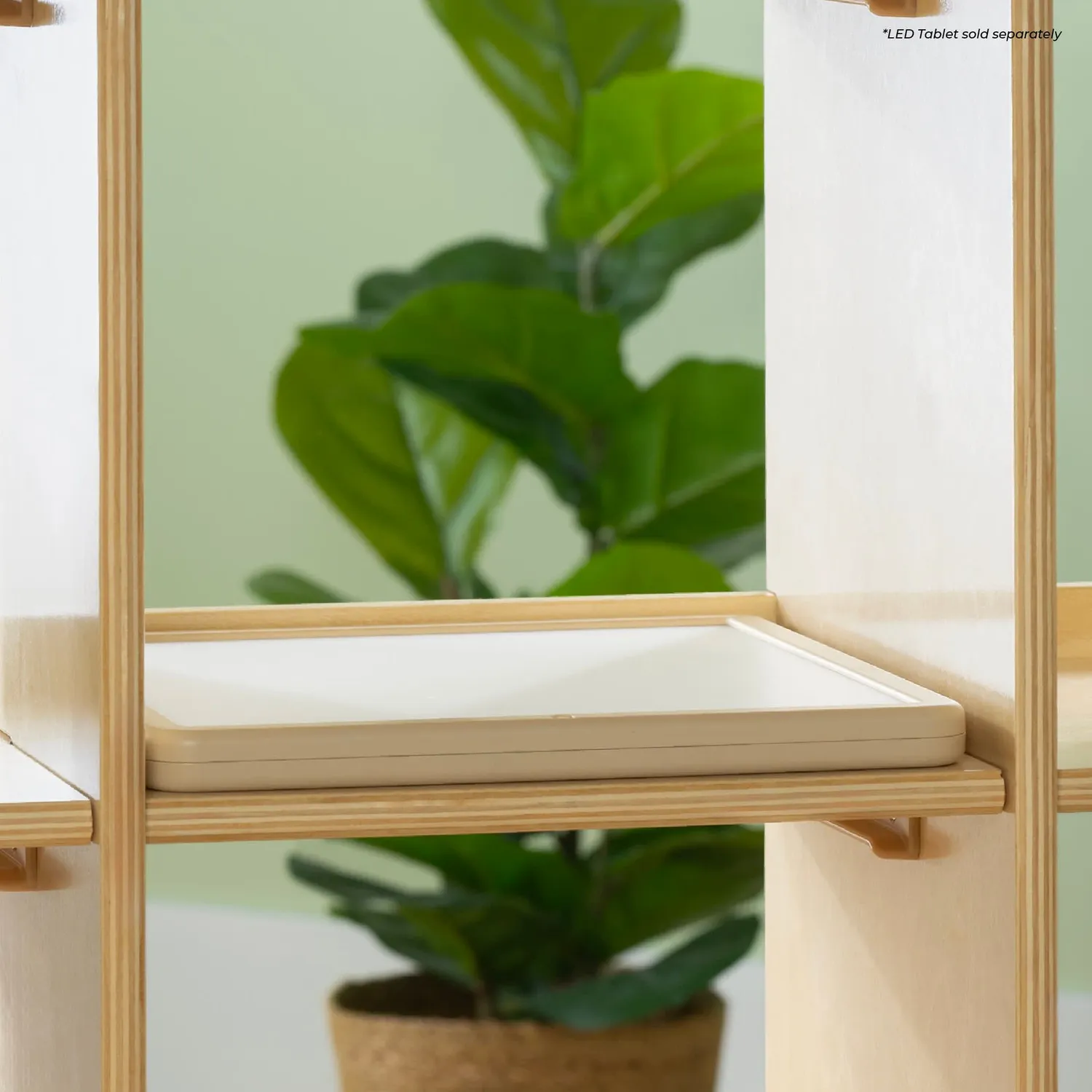Guidecraft EdQ Curated Storage 3x3 kinderkast natural 9-vaks