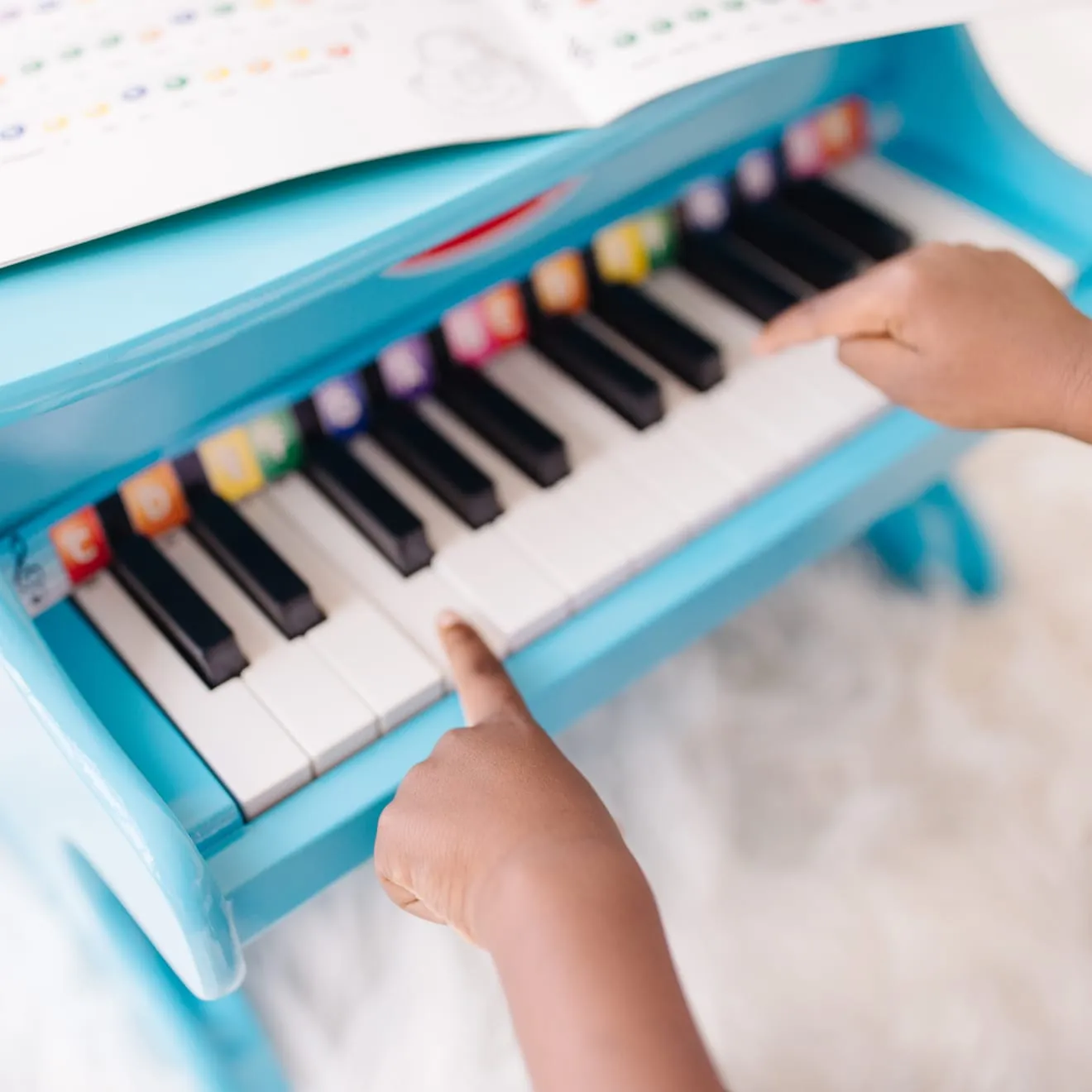 Melissa & Doug Blue Piano Speelgoedpiano 25 Toetsen Blauw
