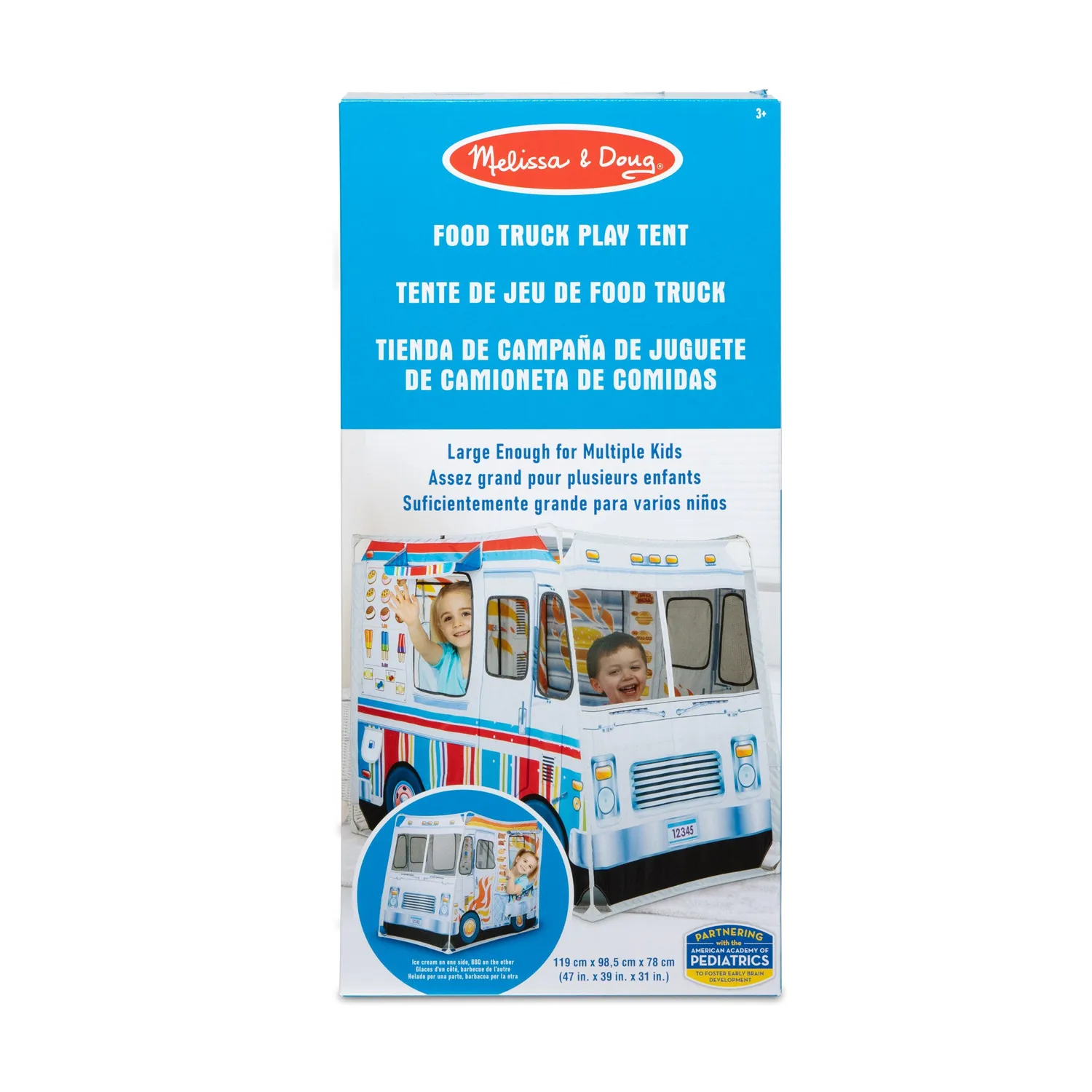 Melissa & Doug Food Truck speeltent 2-in-1 groot