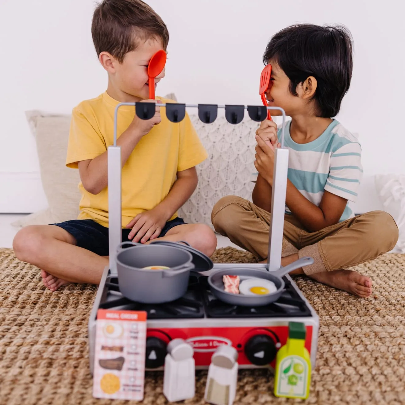 Melissa & Doug houten fornuis kookset 19-delig deluxe