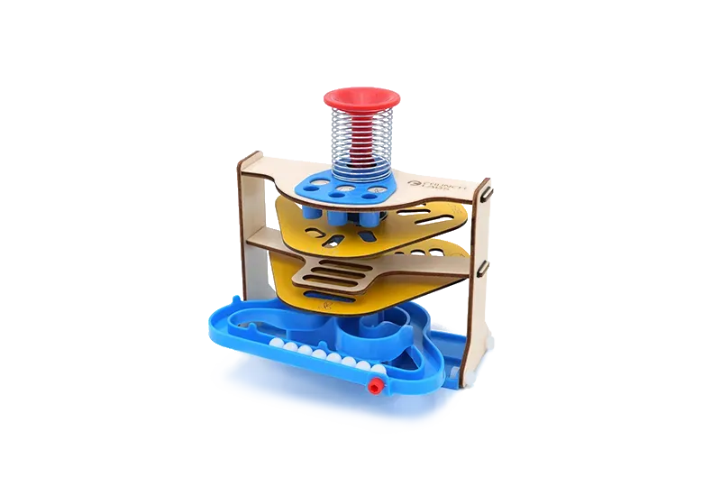 Mark Rober Rock Paper Spinner bouwdoos potentiële energie