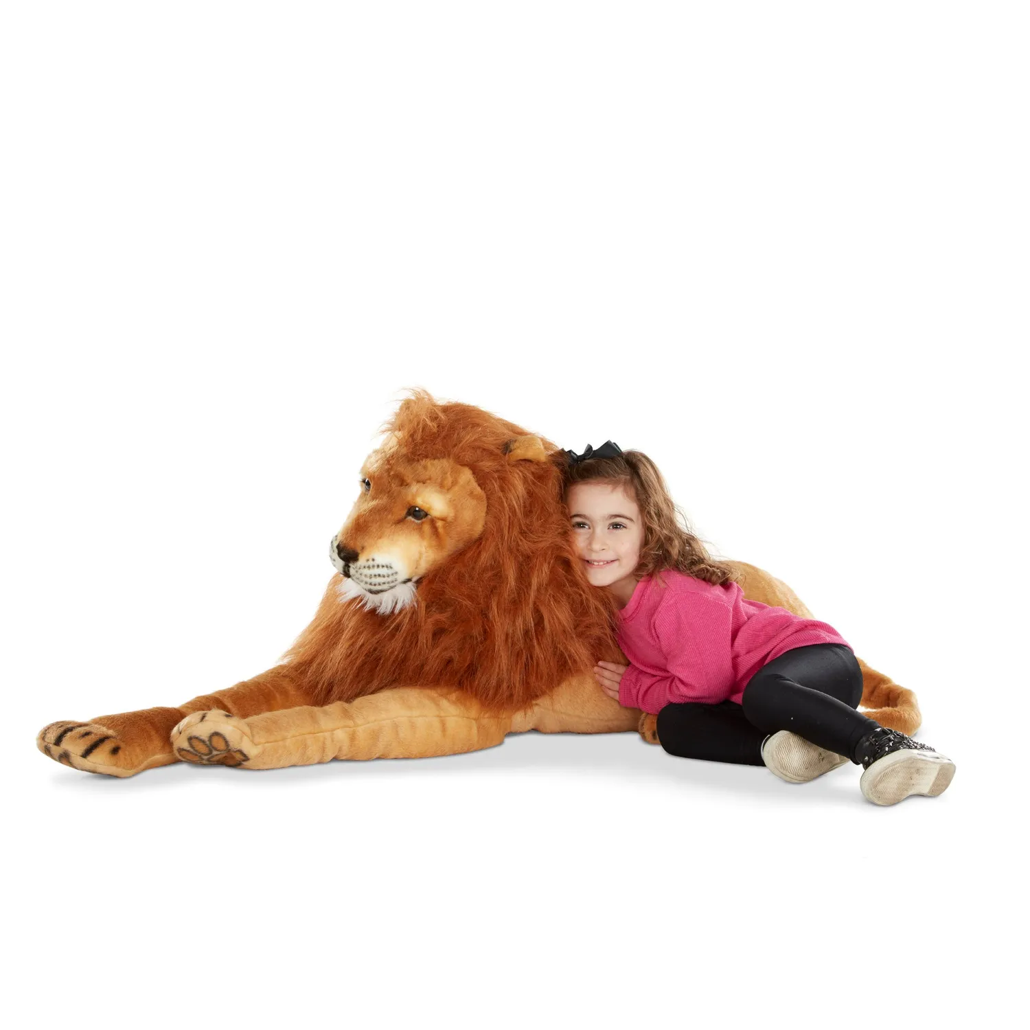 Melissa & Doug grote leeuw knuffel pluche levensecht 3-5 jaar